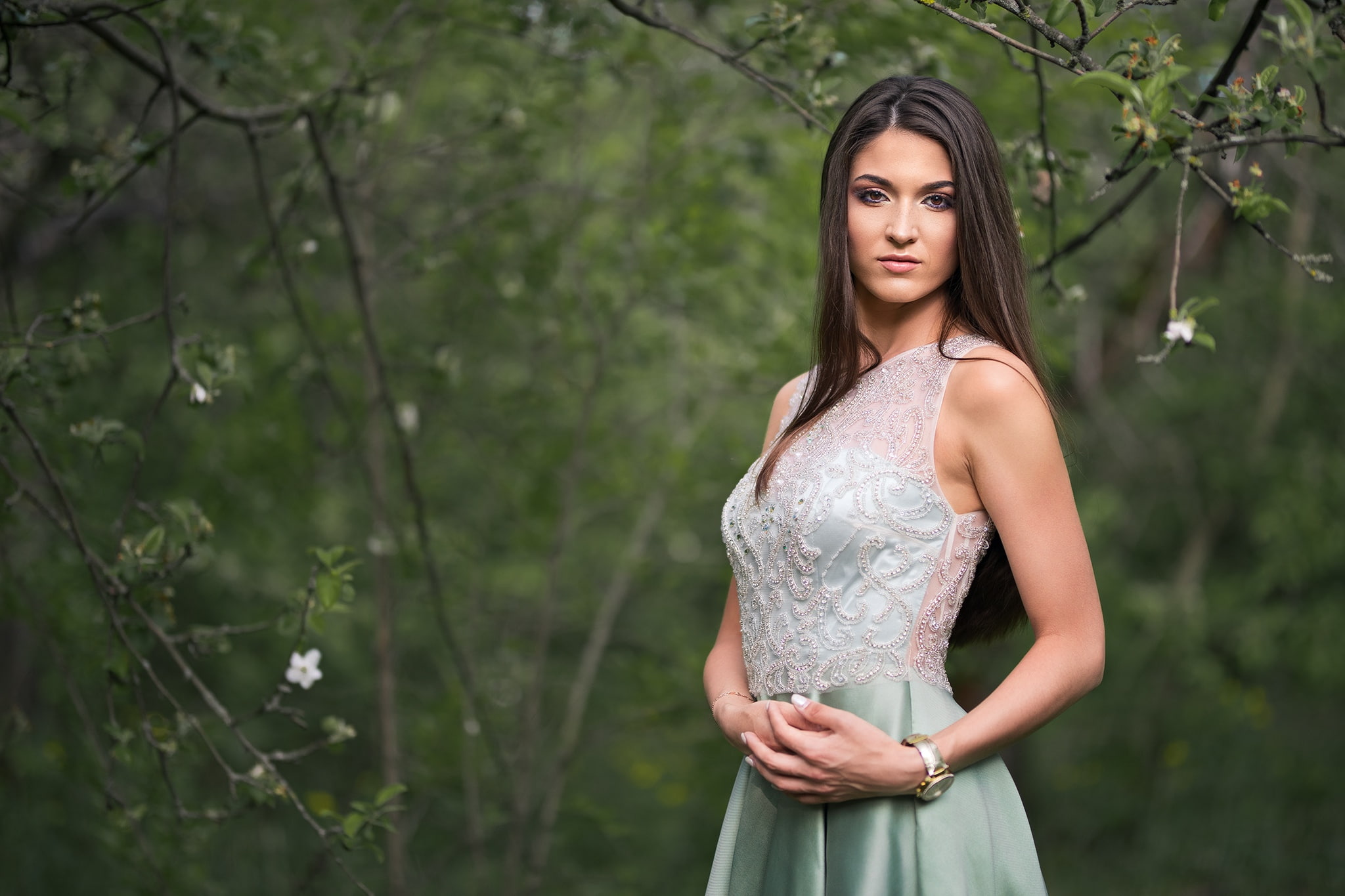 women, Dmitry Shulgin, 1080P, women outdoors, portrait, HD Wallpaper