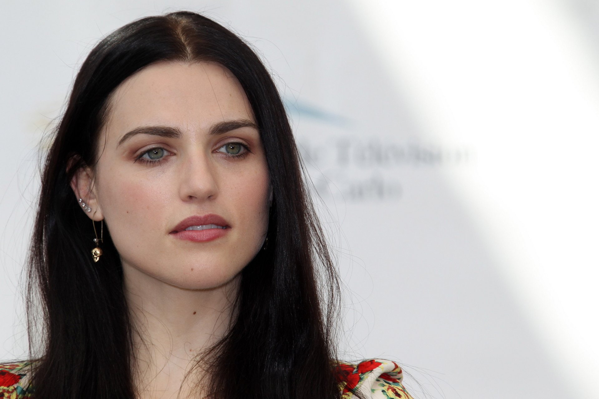 Face, Katie McGrath, Actresses, Brunette, 1080P, Green Eyes, Actress, HD Wallpaper