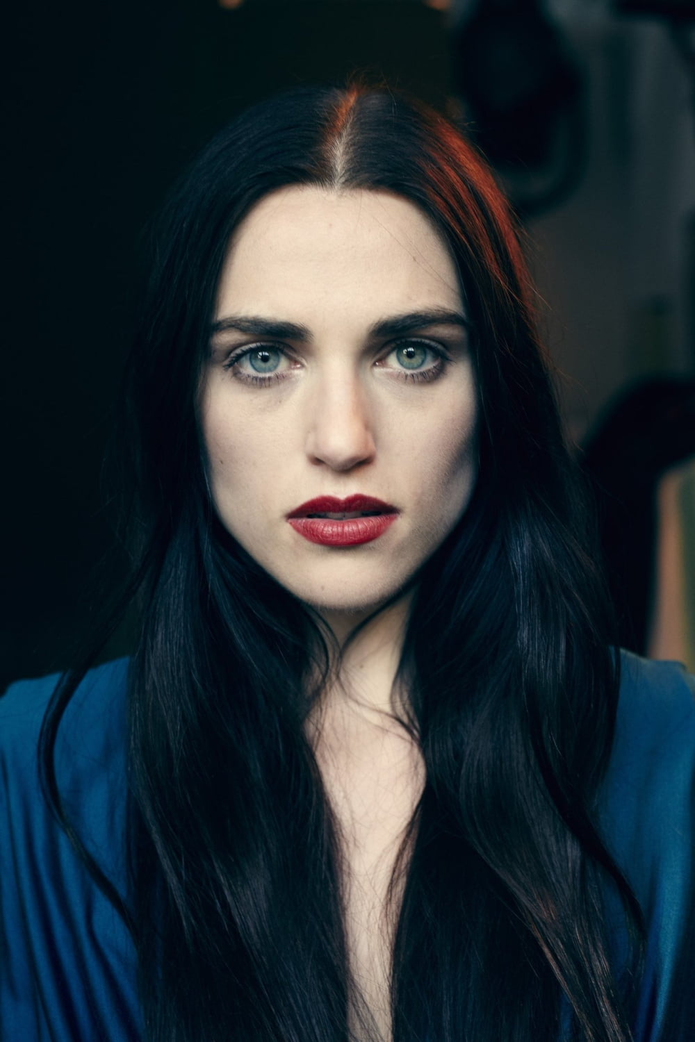 720P, women, green eyes, red lipstick, actress, long hair, brunette, Katie McGrath, Irish, Phone HD Wallpaper