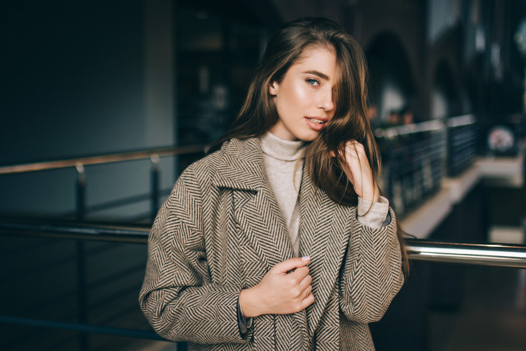 young adult, clothing, casual clothing, teenager, hands in hair, beautiful woman, blonde, long hair, one person, beautiful people, waist up, beauty, contemplation, HD Wallpaper
