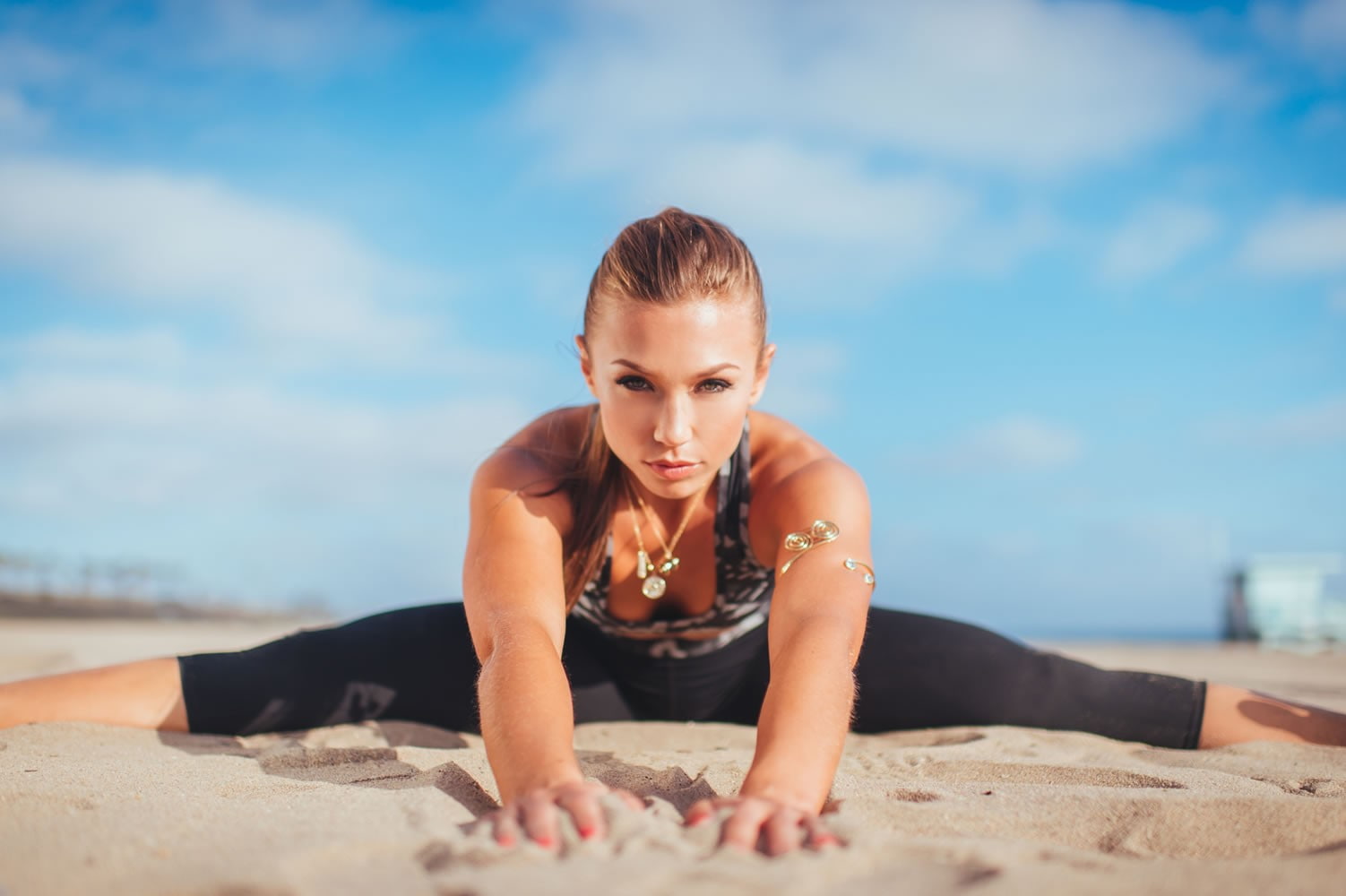 Nicole Mejia, beauty, women, young adult, beach, land, young women, lifestyles, water, portrait, sand, 720P, one person, nature, leisure activity, sky, HD Wallpaper
