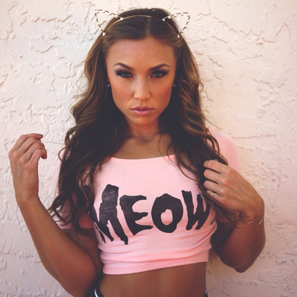 480P, women, model, Nicole Mejia, Phone HD Wallpaper
