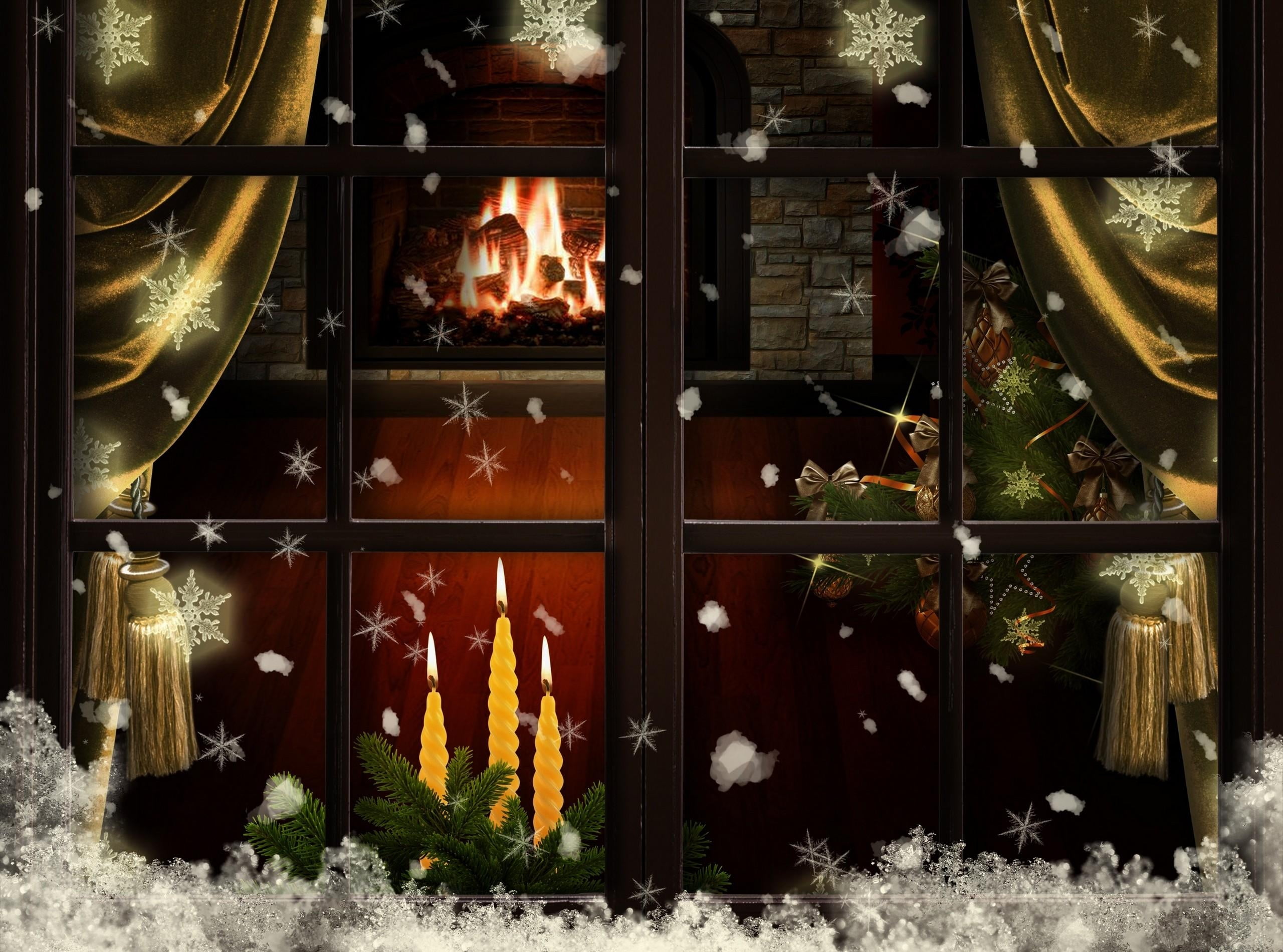 burning, red, flame, christmas, no People, wood - Material, candle, backgrounds, heat - Temperature, celebration, architecture, outside, lighting Equipment, HD Wallpaper