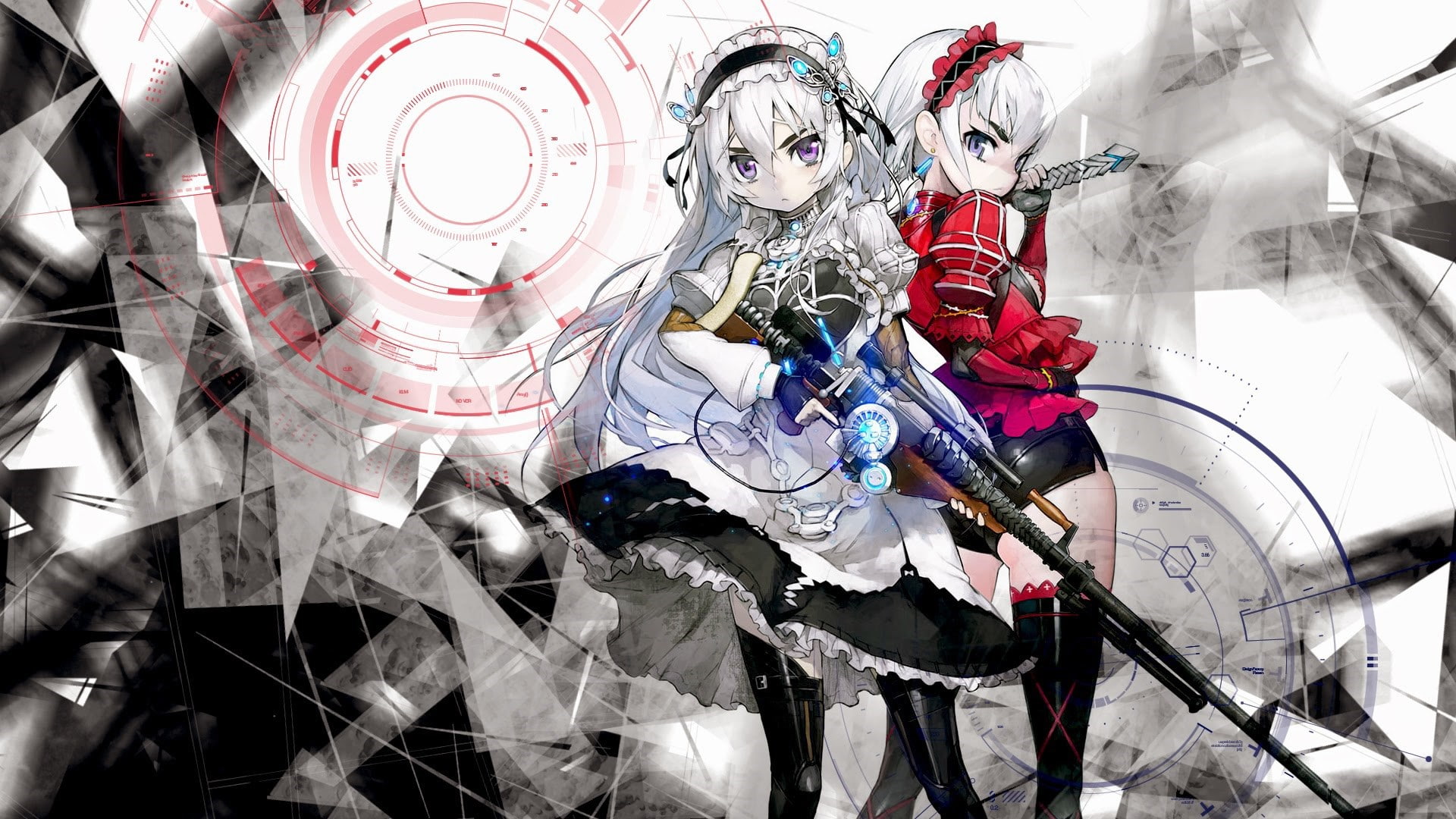 1080P, Chaika Bogdan, Chaika Trabant, Hitsugi no Chaika, HD Wallpaper