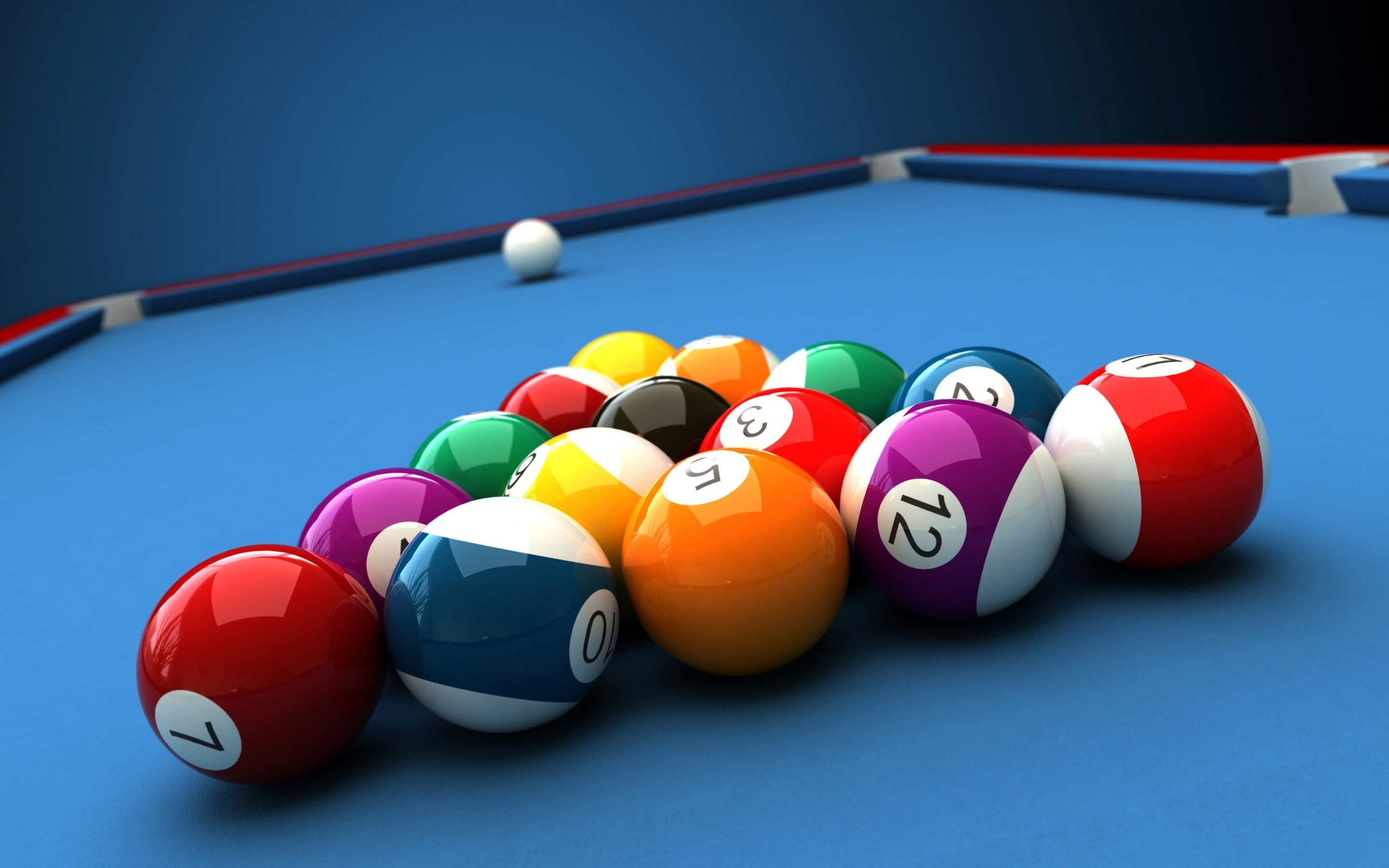 2K, balls, ball, billiard, billiards, table, HD Wallpaper
