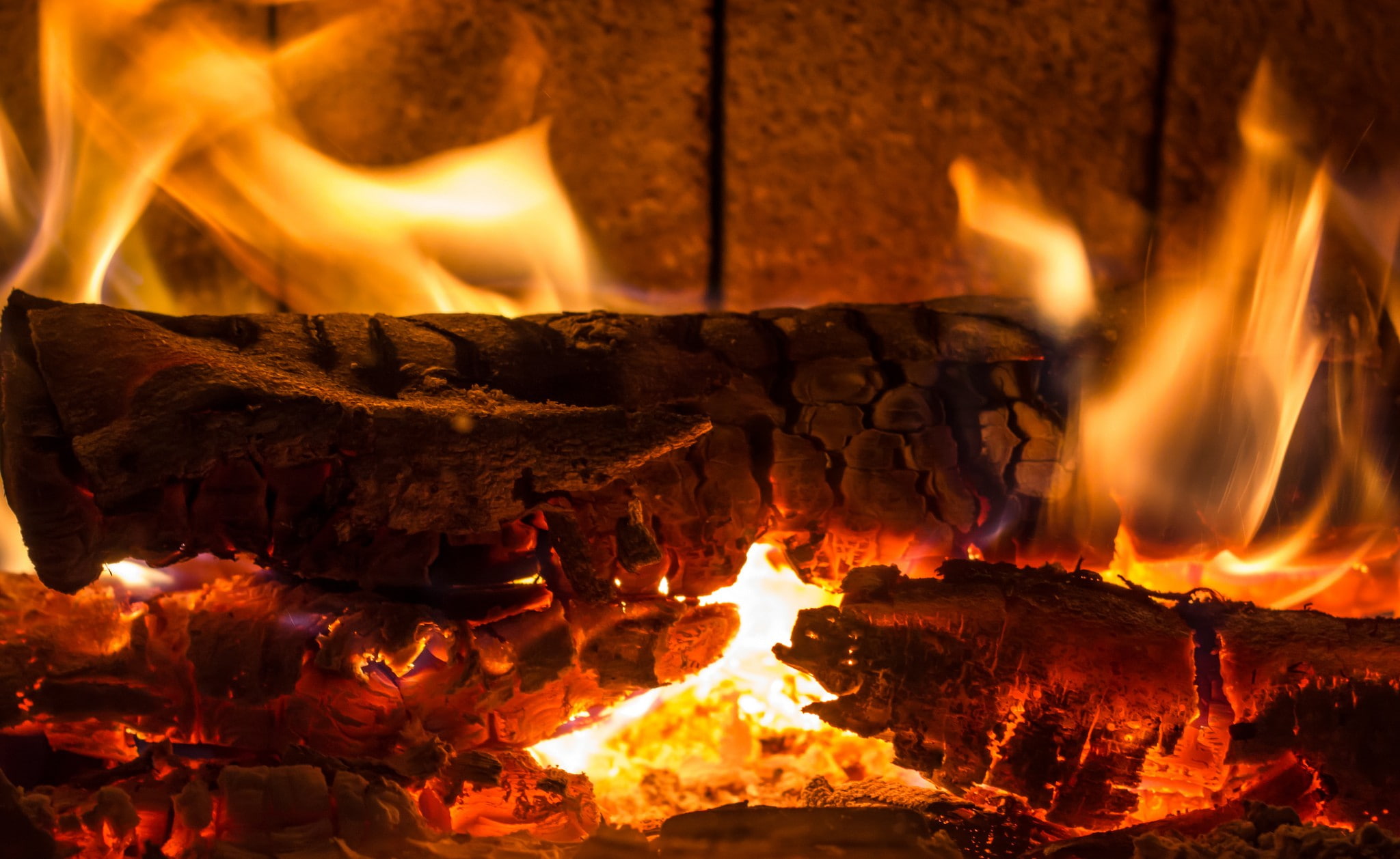 1080P, fireplace, HD Wallpaper