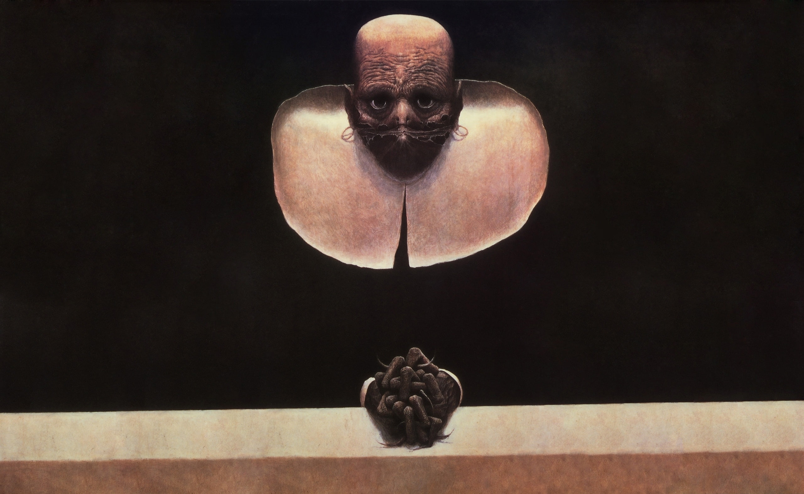face, s, creativity, confession, metal, black, bird, craft, sculpture, art and craft, zdzislaw, no people, black color, looking at camera, beksinski, representation, HD Wallpaper