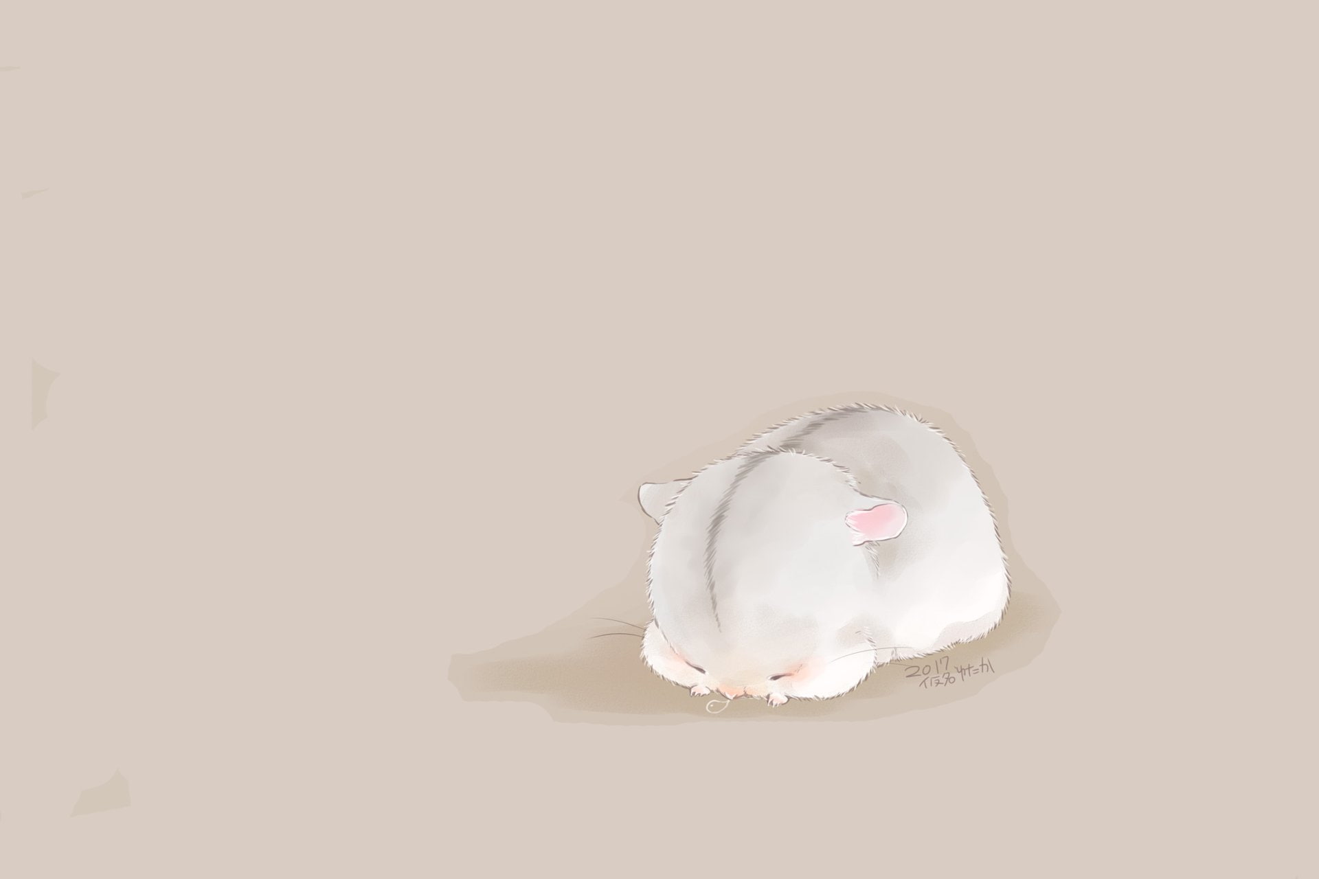 Original, Cute, Anime, Hamster, 1080P, HD Wallpaper