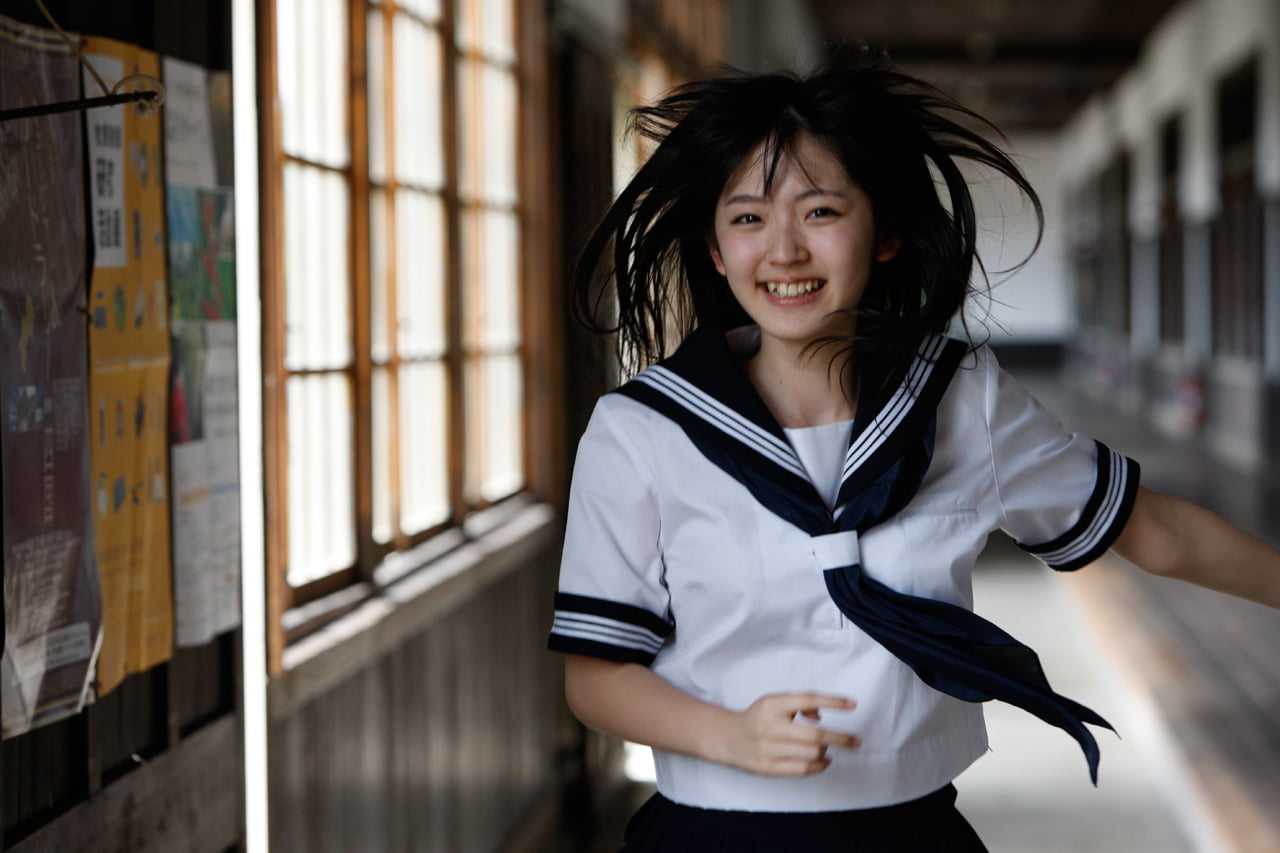 school uniform, 720P, Airi Suzuki, HD Wallpaper
