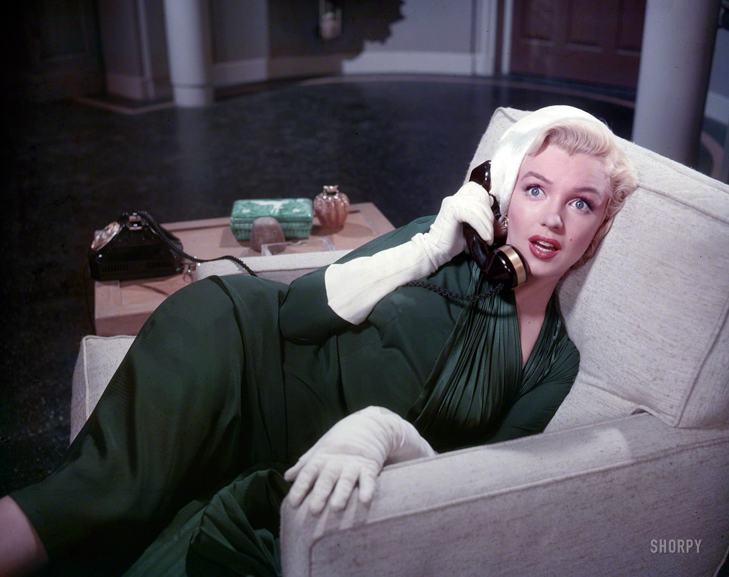 phone, telephone, 720P, monroe, marilyn, blonde, HD Wallpaper