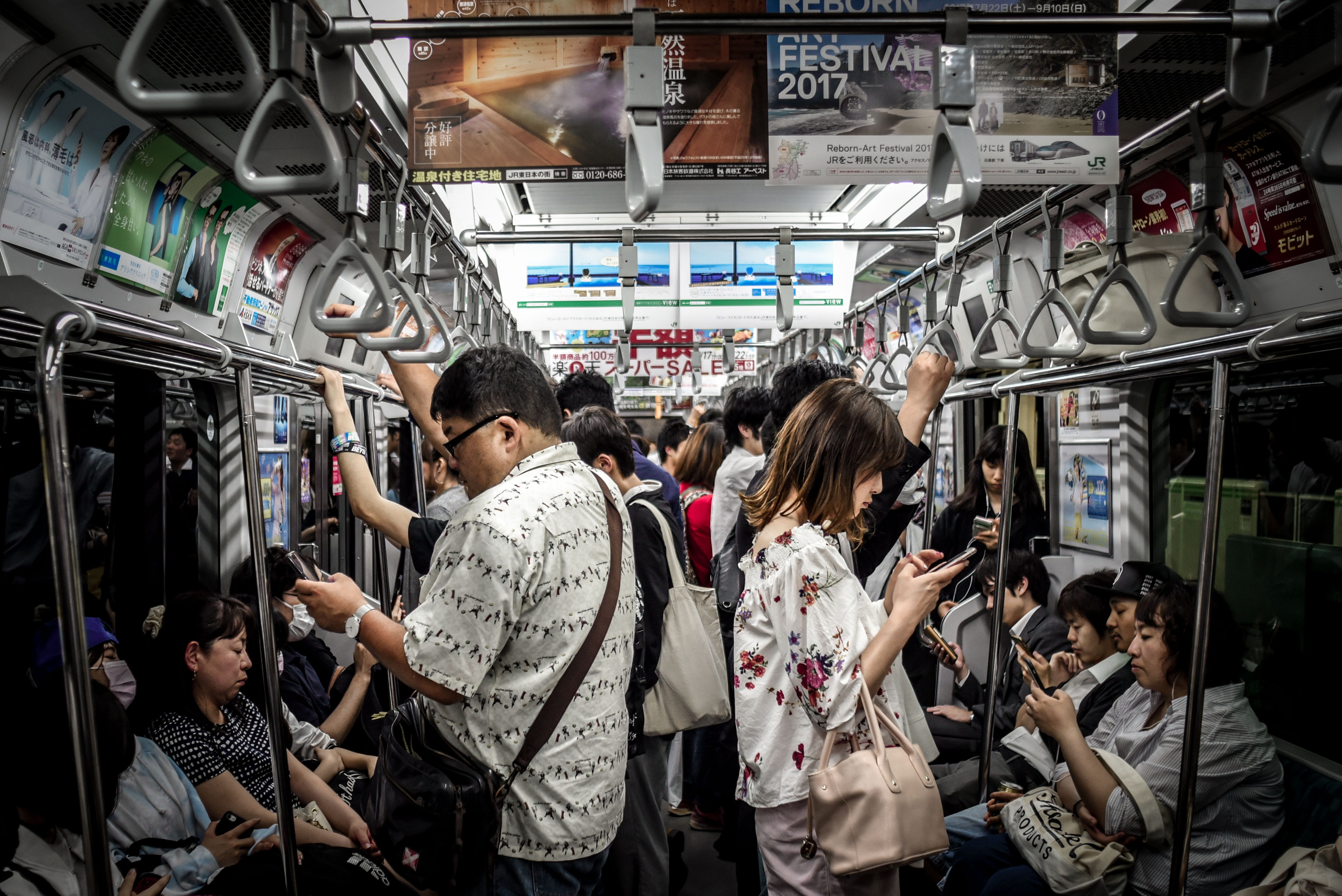 group of people, real people, indoors, transportation, bus, buying, phones, phone, consumerism, rail transportation, retail, market, commuter, people, shopping, HD Wallpaper