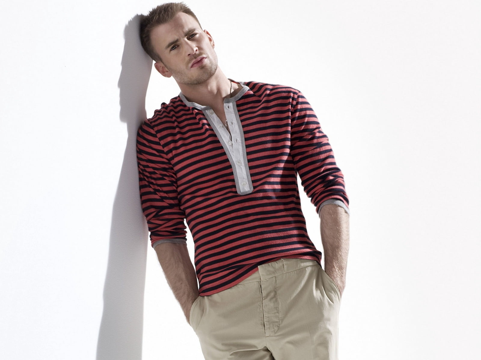 problems, males, charming, shirt, contemplation, striped, male Beauty, pain, hairstyle, emotional Stress, casual Clothing, standing, looking, evans, studio Shot, HD Wallpaper