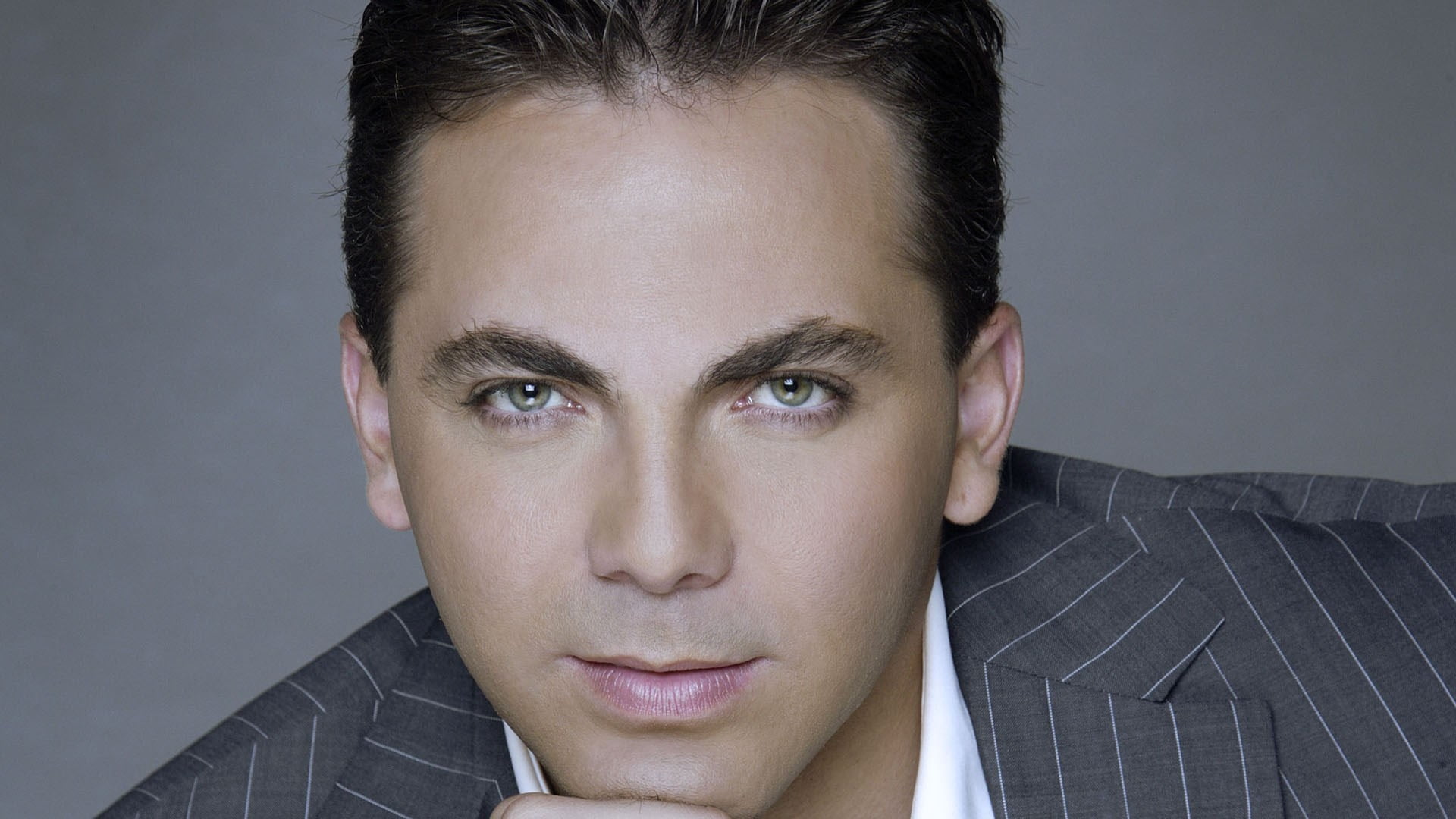 front View, business, standing, face, beauty, blazer, men, females, close-up, 1080P, businessman, notched, elegance, part Of, young men, adults Only, cristian castro, HD Wallpaper
