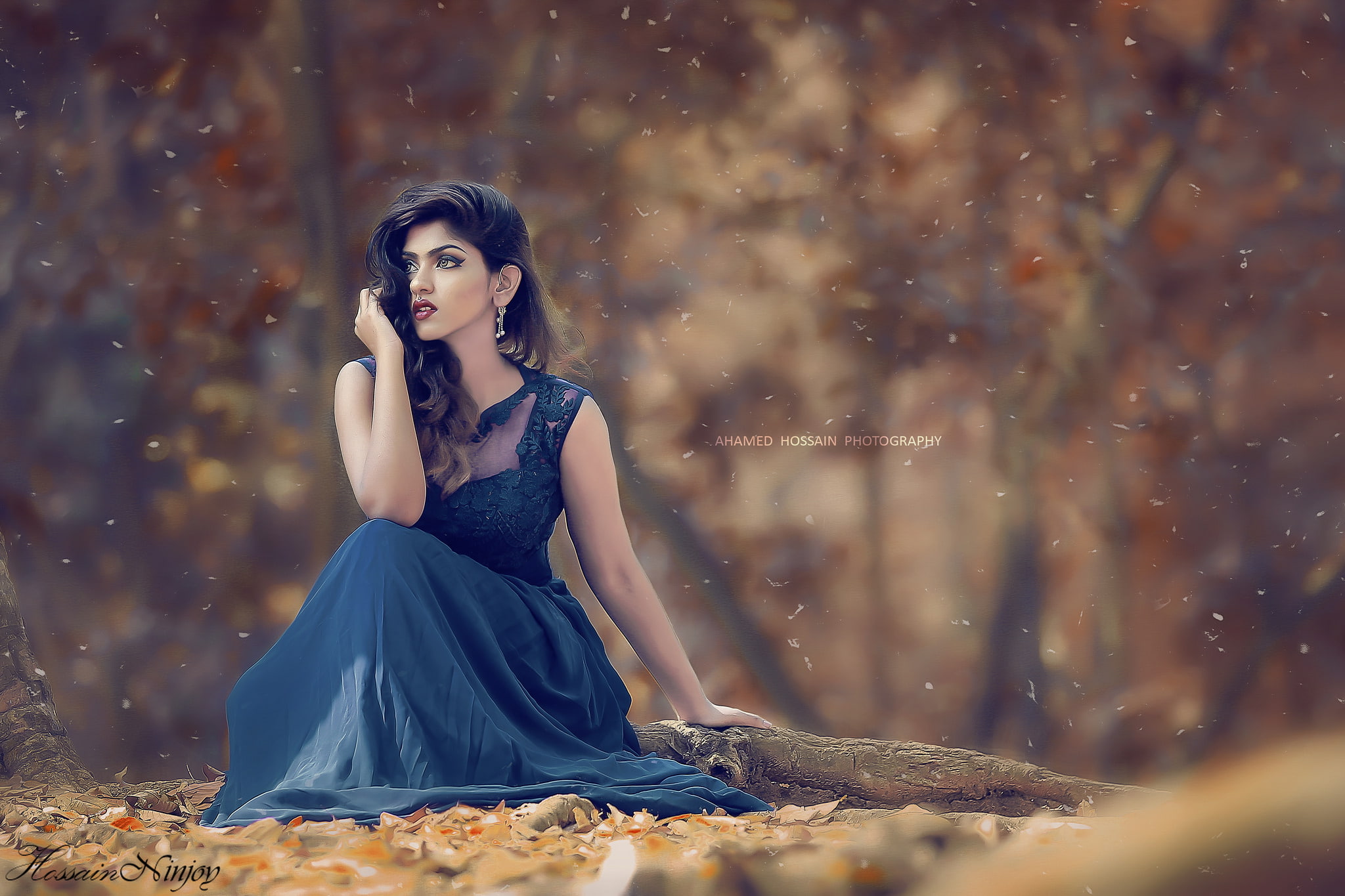 1080P, Nujhat, Asian, photography, model, women, Ahamed Hossain Ninjoy, HD Wallpaper