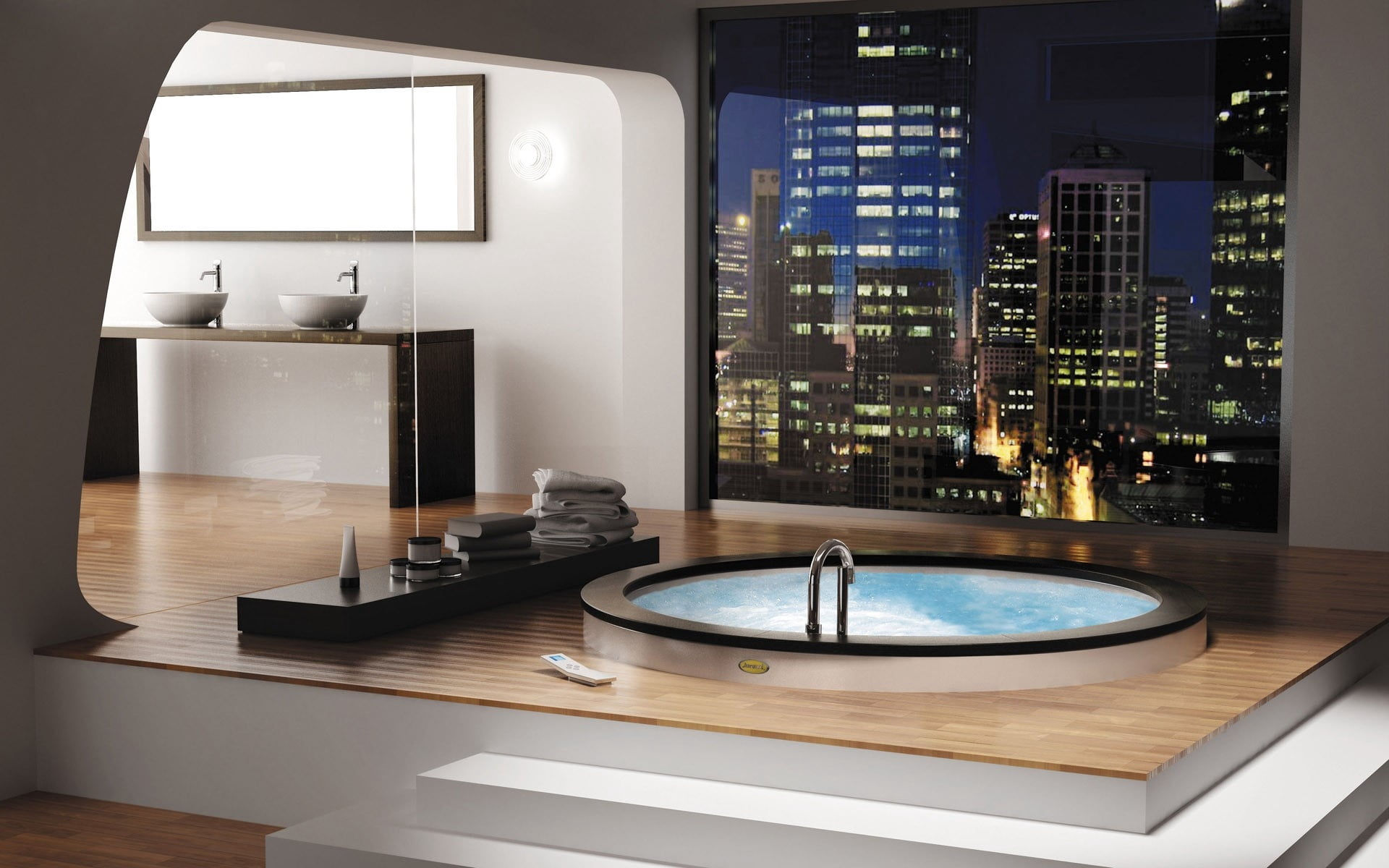 office building exterior, house, domestic Room, bathroom, absence, wealth, 1080P, room, no People, furniture, apartment, console, style, built structure, HD Wallpaper