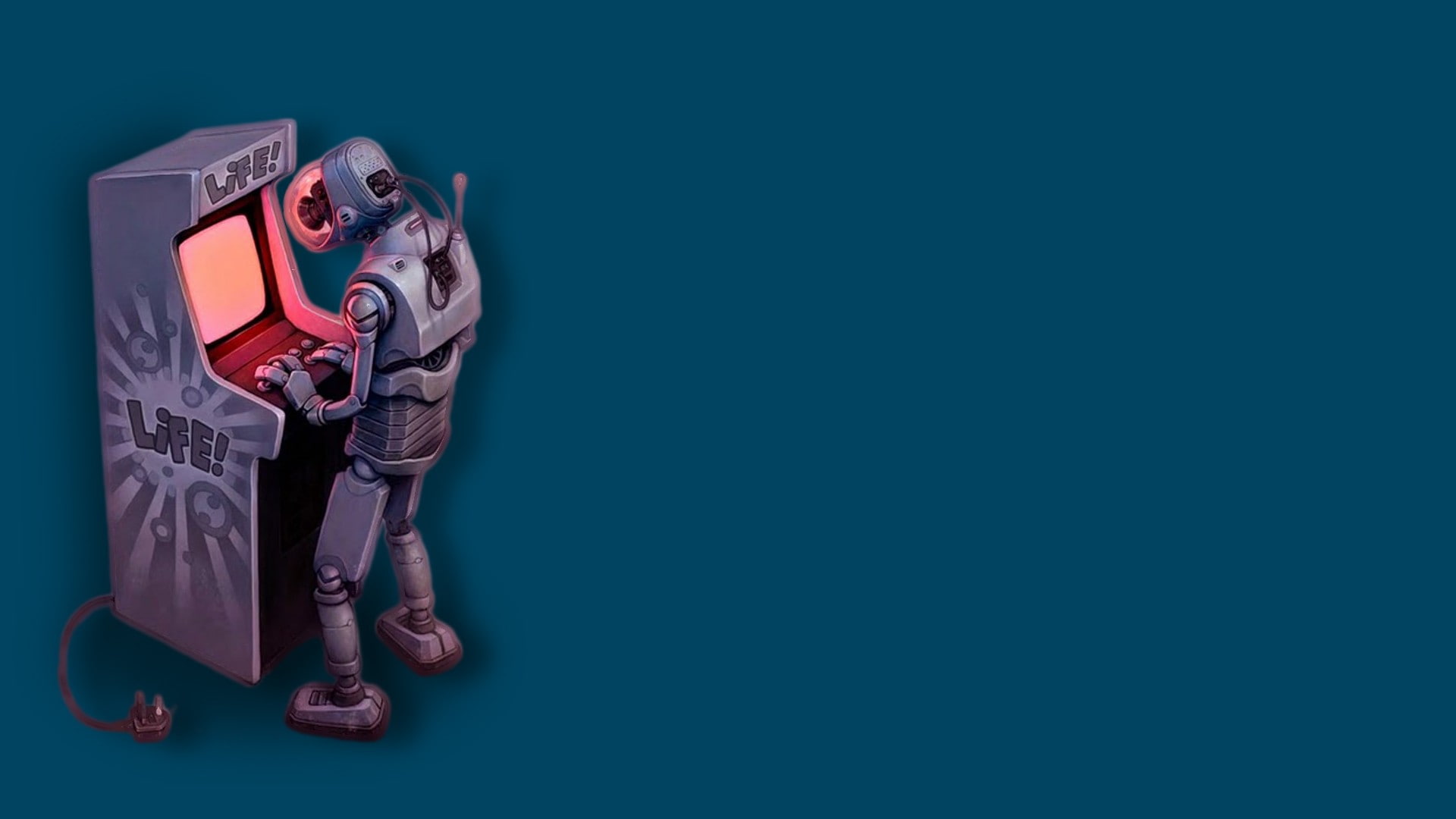 human representation, 1080P, one person, body part, blue, shoe, indoors, adult, front view, male likeness, human body part, robot, video games, colored background, HD Wallpaper