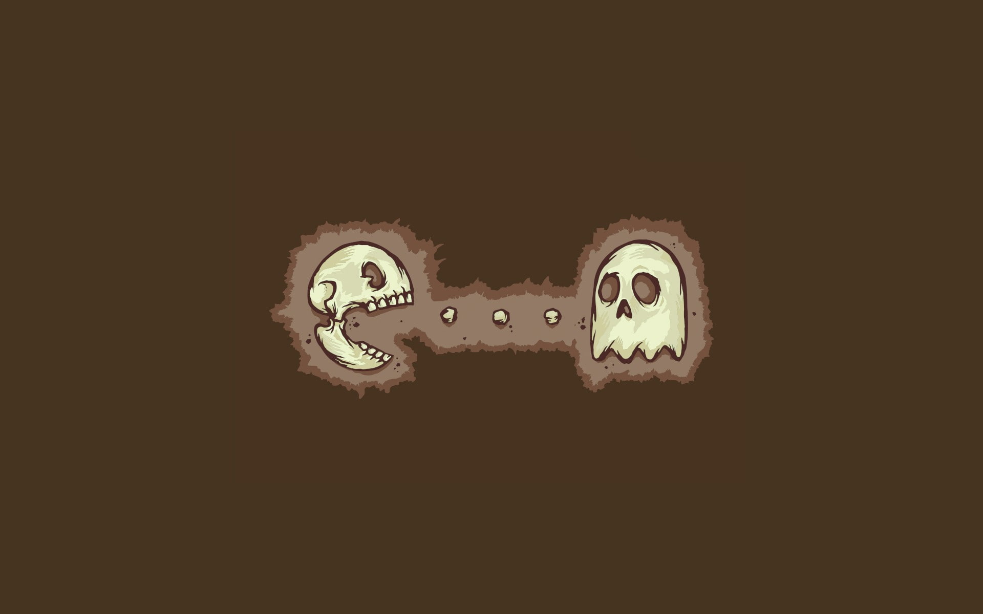 1080P, video games, Pac-Man, Pacman, minimalism, HD Wallpaper