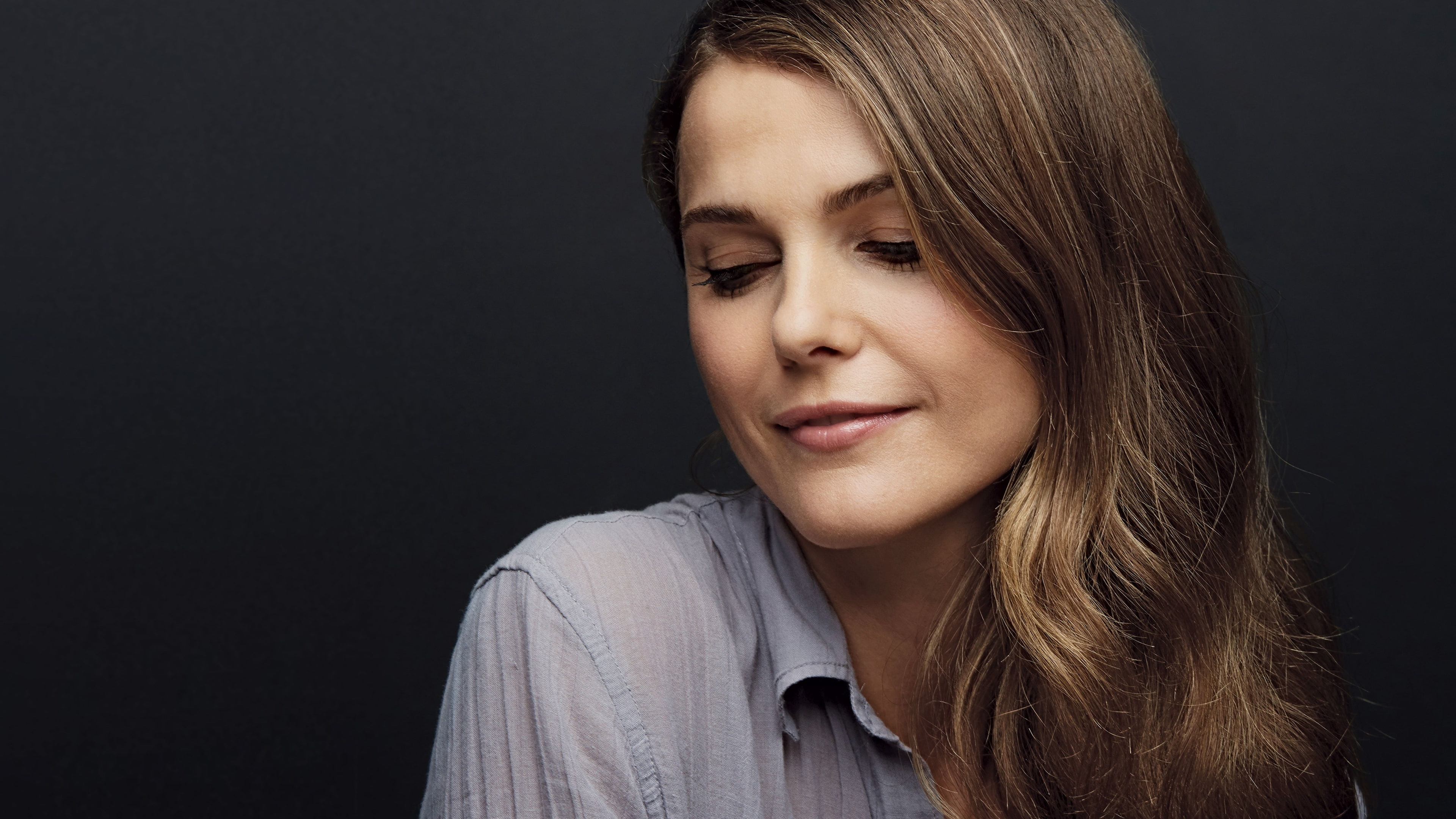 Keri, dress, shirt, 4K, Russell, grey, HD Wallpaper