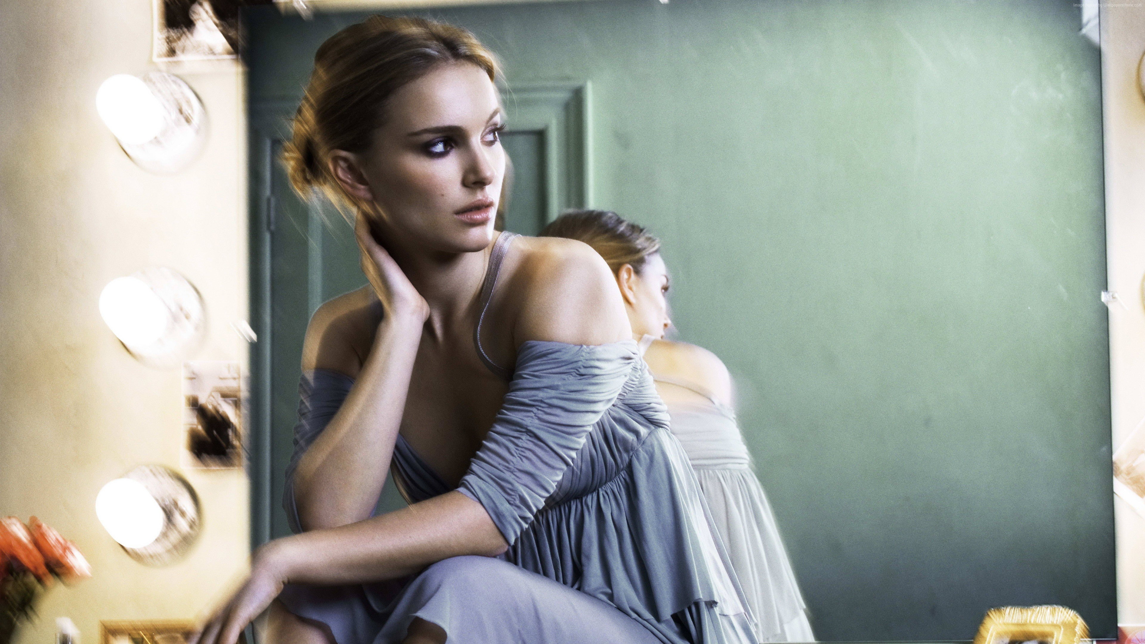 actress, Natalie Portman, Most popular celebs, 4K, HD Wallpaper