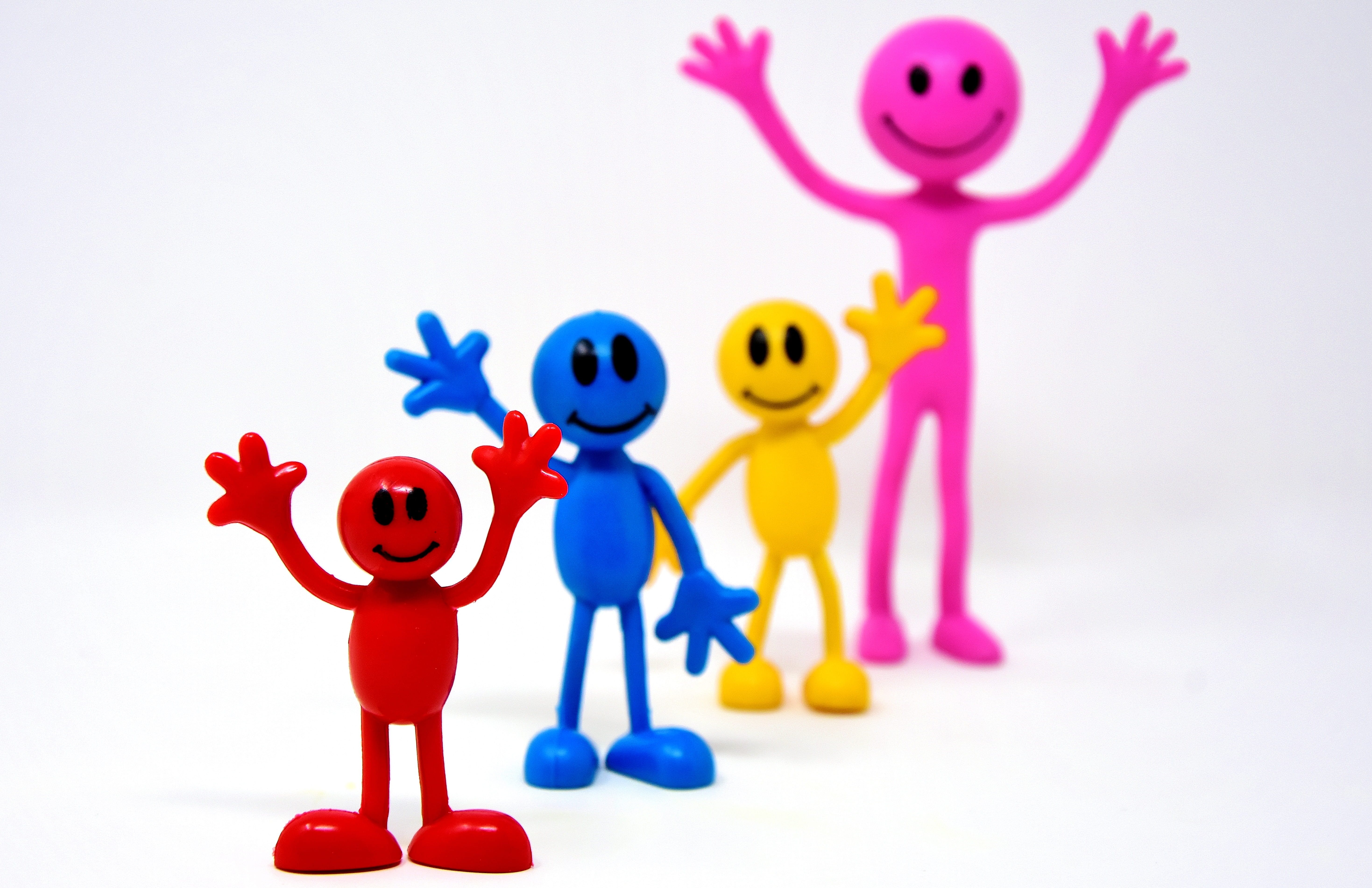 group of objects, studio shot, motivation, smiling, yellow, human, laugh, emotions, people, cute, emoticon, 5K, happy, shaped, smile, mood, fun, blue, HD Wallpaper