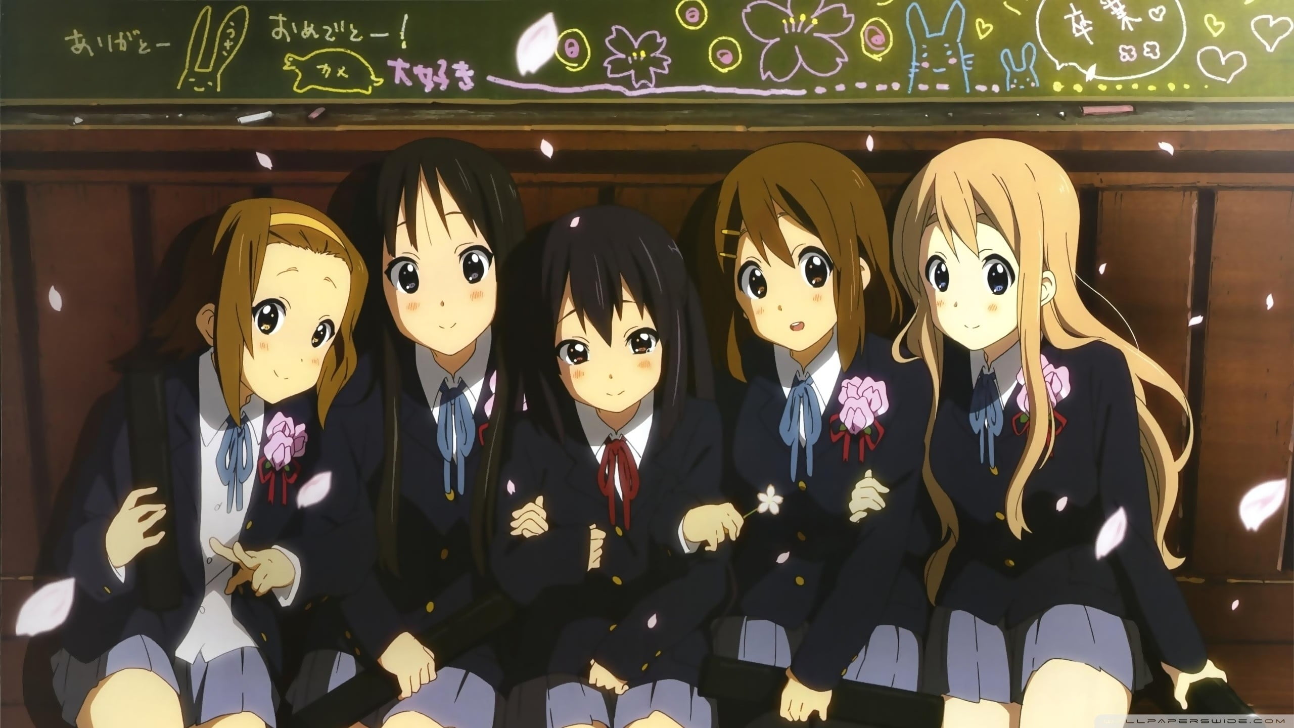 Tainaka Ritsu, art and craft, side by side, craft, human representation, Akiyama Mio, male likeness, Hirasawa Yui, female likeness, Nakano Azusa, toy, disguise, HD Wallpaper