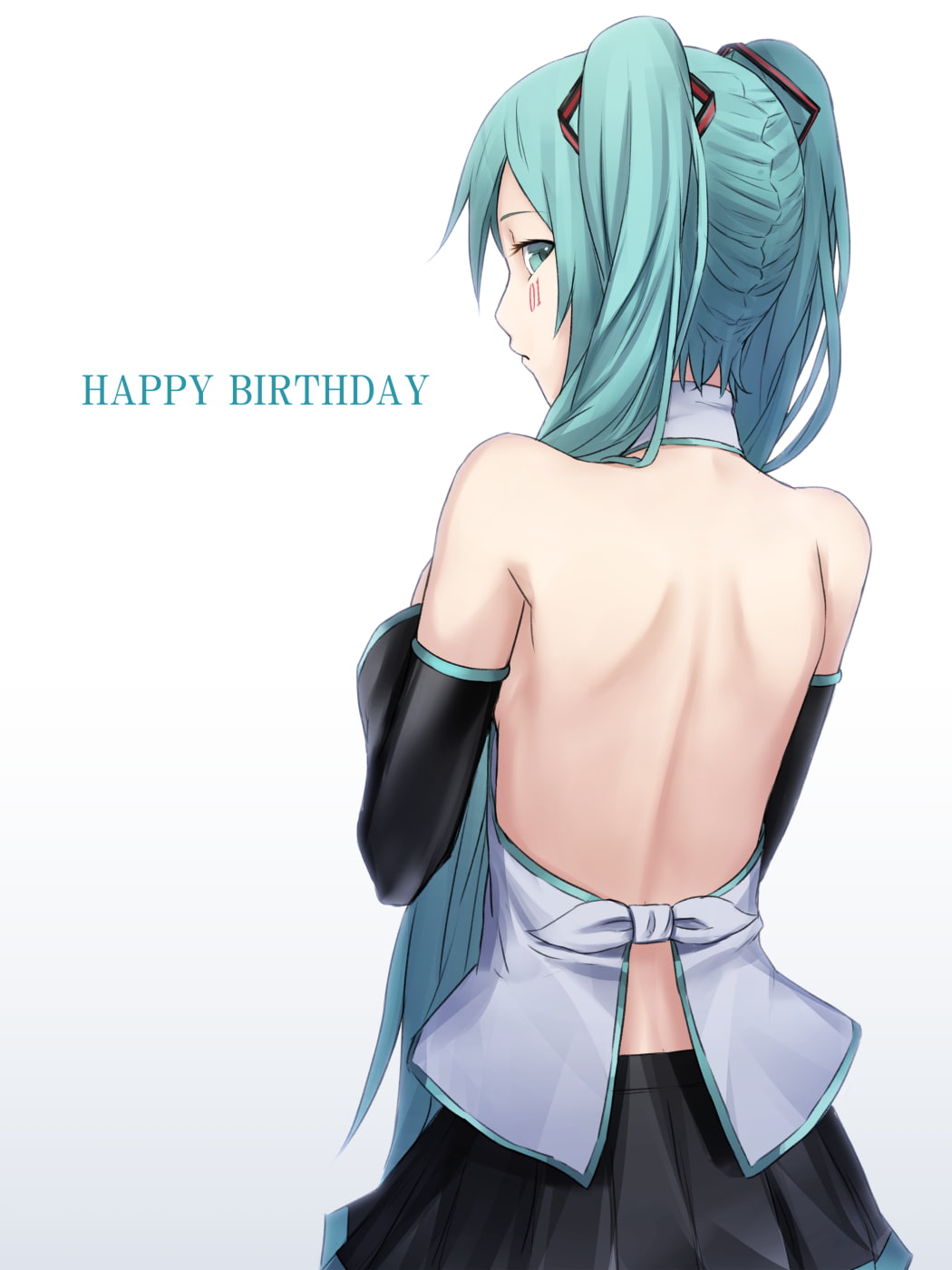 people, healthy lifestyle, long hair, anime girls, emotion, aqua eyes, Hatsune Miku, adult, young adult, 720P, skirt, indoors, emotional stress, Vocaloid, Phone HD Wallpaper