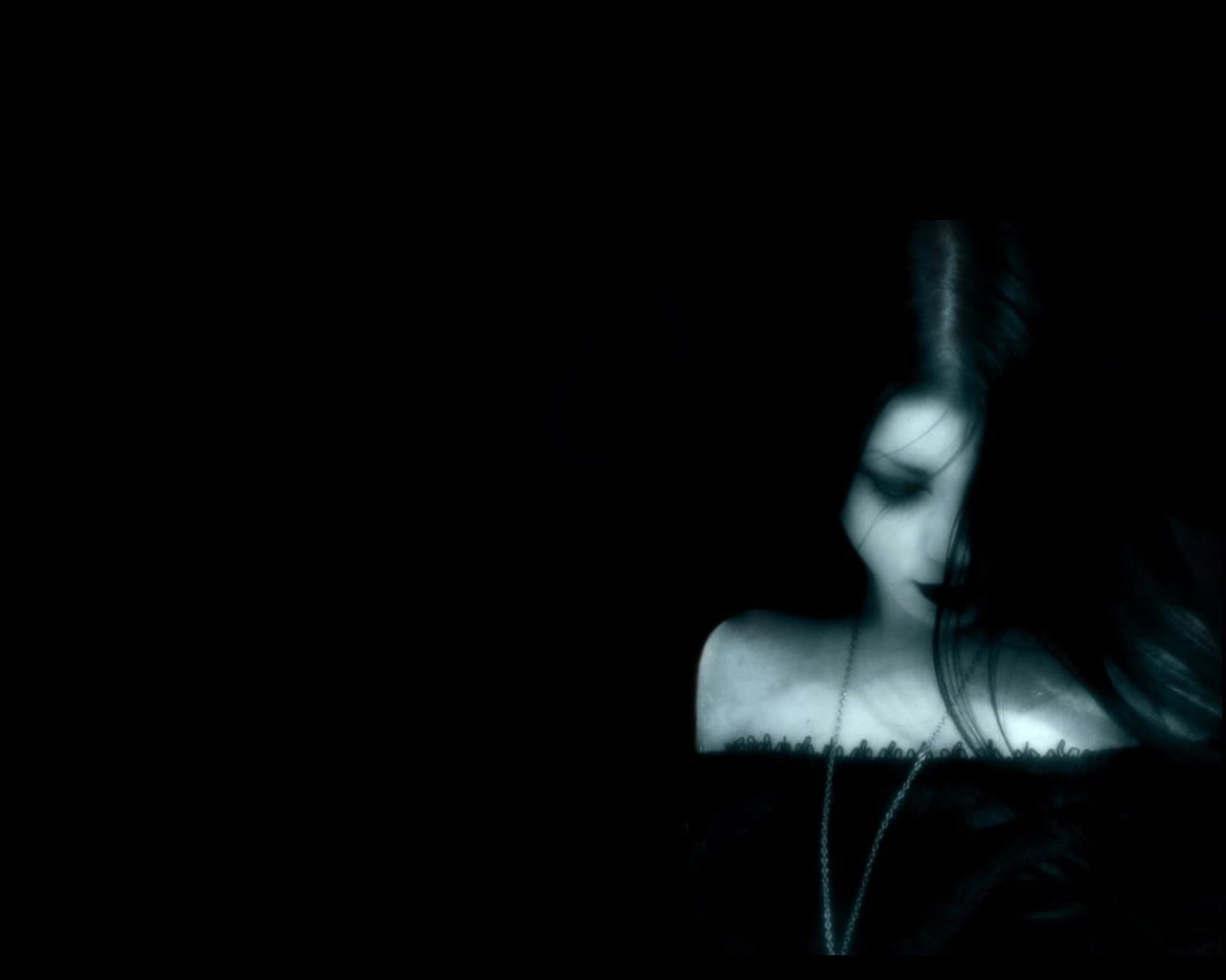 women, dark hair, beautiful woman, beauty, fantasy girl, hopelessness, one person, adult, emotion, portrait, black background, dark, contemplation, studio shot, HD Wallpaper