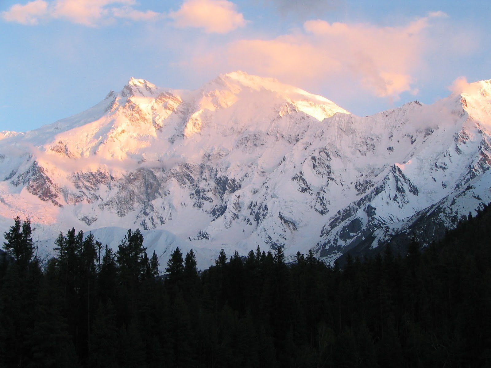 720P, mountains, himalaya, parbat, golden, nanga, HD Wallpaper