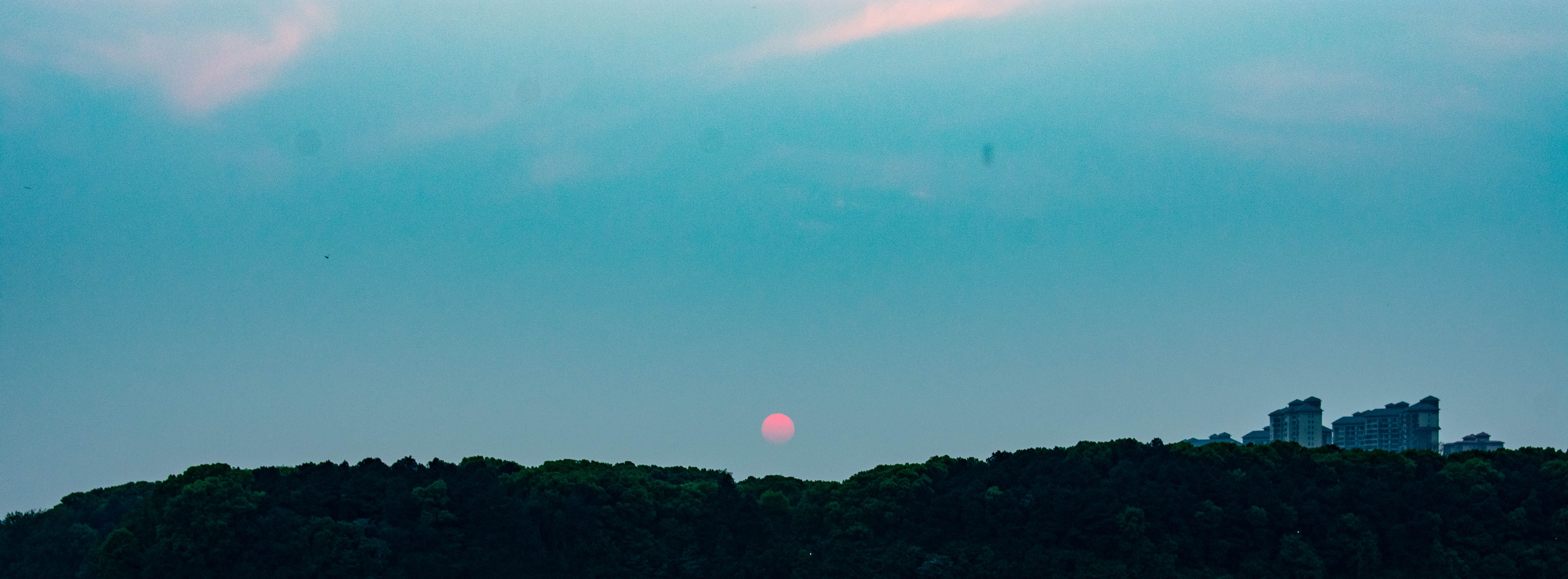 environment, day, travel destinations, green color, full moon, architecture, built structure, sunset, astronomy, sun, scenery, balloon, eclipse, beauty in nature, HD Wallpaper