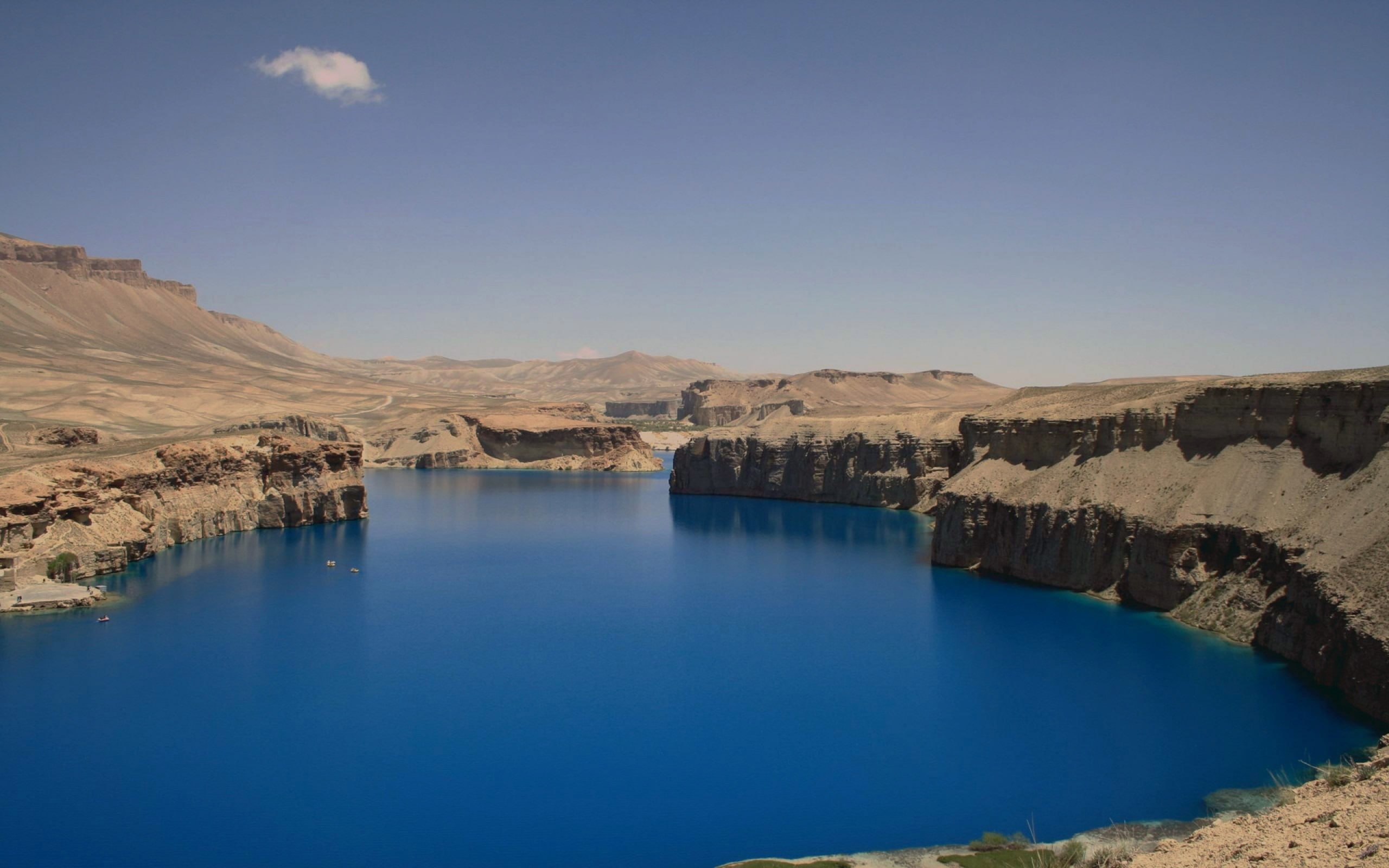tranquil scene, 2K, amir, scenics - nature, brown, outdoors, nature, e, natural, beautiful, beauty in nature, afghanistan, day, sky, no people, non-urban scene, HD Wallpaper