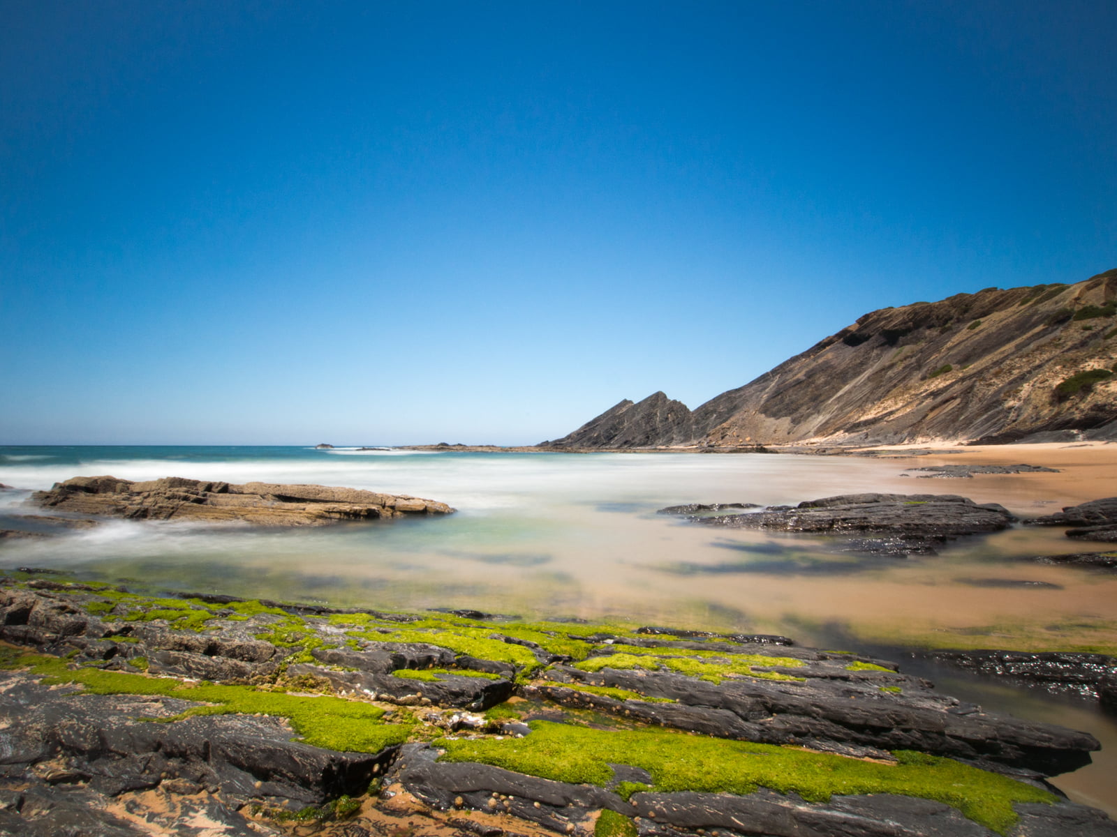 nature, beach, sea, daytime, scenics, portugal, outdoors, 720P, olympus  OM-D  E-M5, landscape, f4.0, coastline, photo, algarve, water, iceland, portogallo, HD Wallpaper