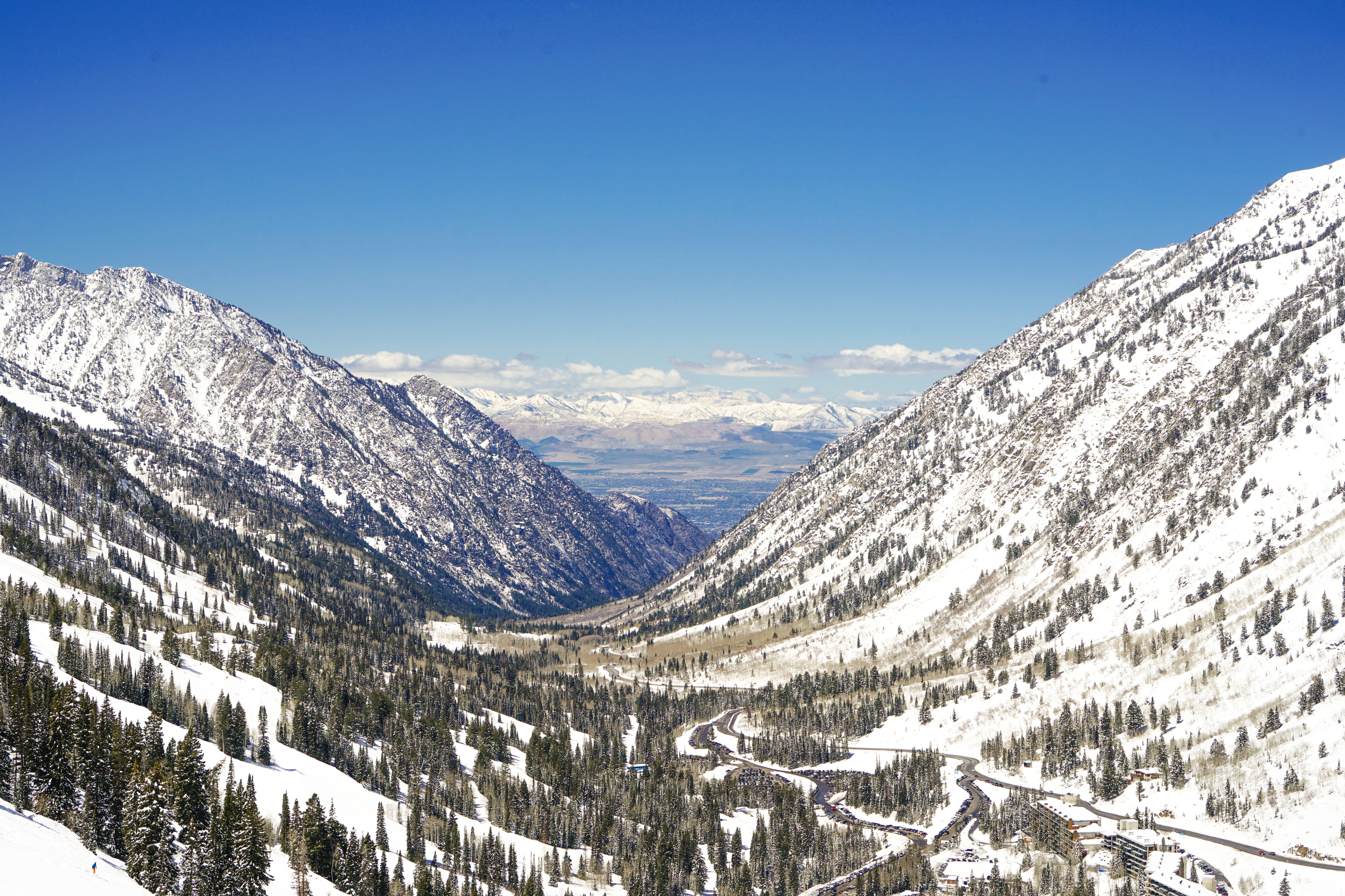 day, landscape, nature, mountain range, ski resort, outdoors, no people, travel destinations, tranquil scene, non-urban scene, sky, united states, mountain, HD Wallpaper
