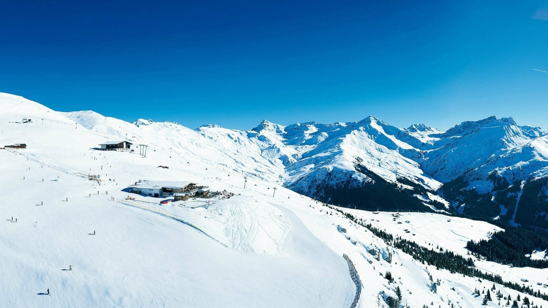 freshness, ski, sky, environment, scenics - nature, cold temperature, panoramic, ski resort, france, sunlight, travel, europe, winter, sport, beauty In Nature, HD Wallpaper