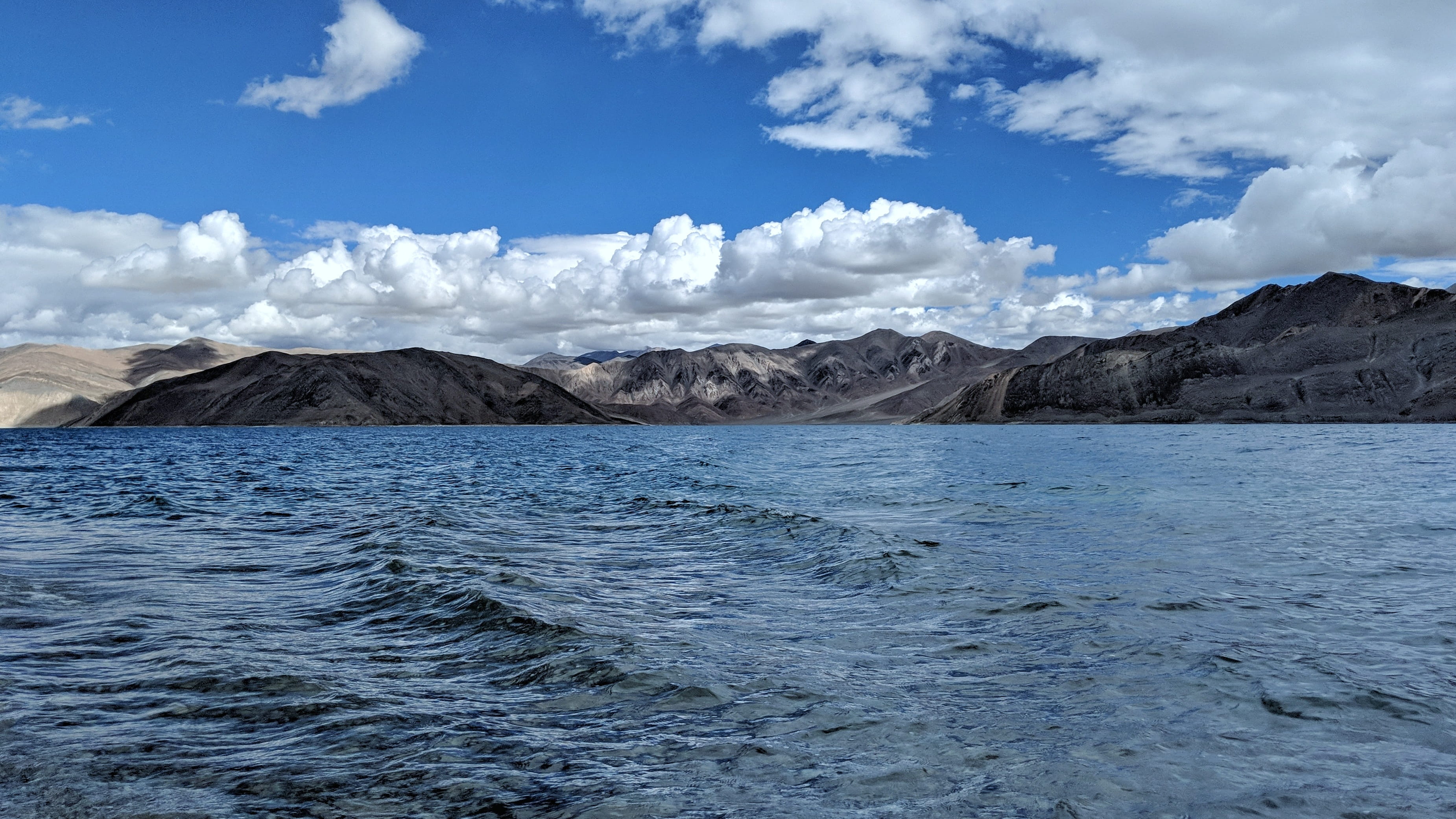 sky, mountain, no people, environment, pangong tso, snowcapped mountain, mountain range, water, rock, scenics - nature, landscape, cloud - sky, ice, nature, HD Wallpaper