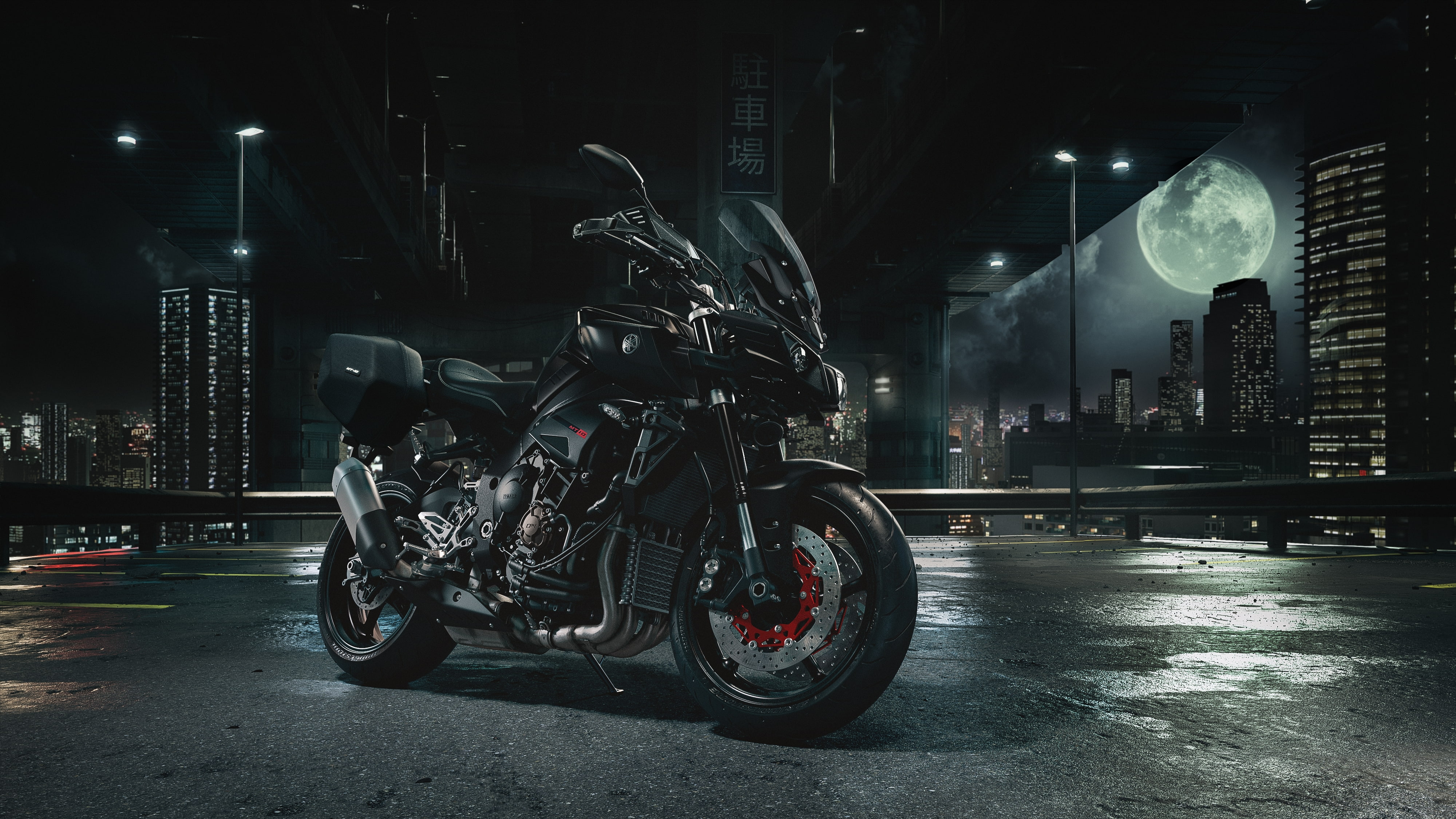 4K, Yamaha MT-10, 2017, 4K, HD Wallpaper