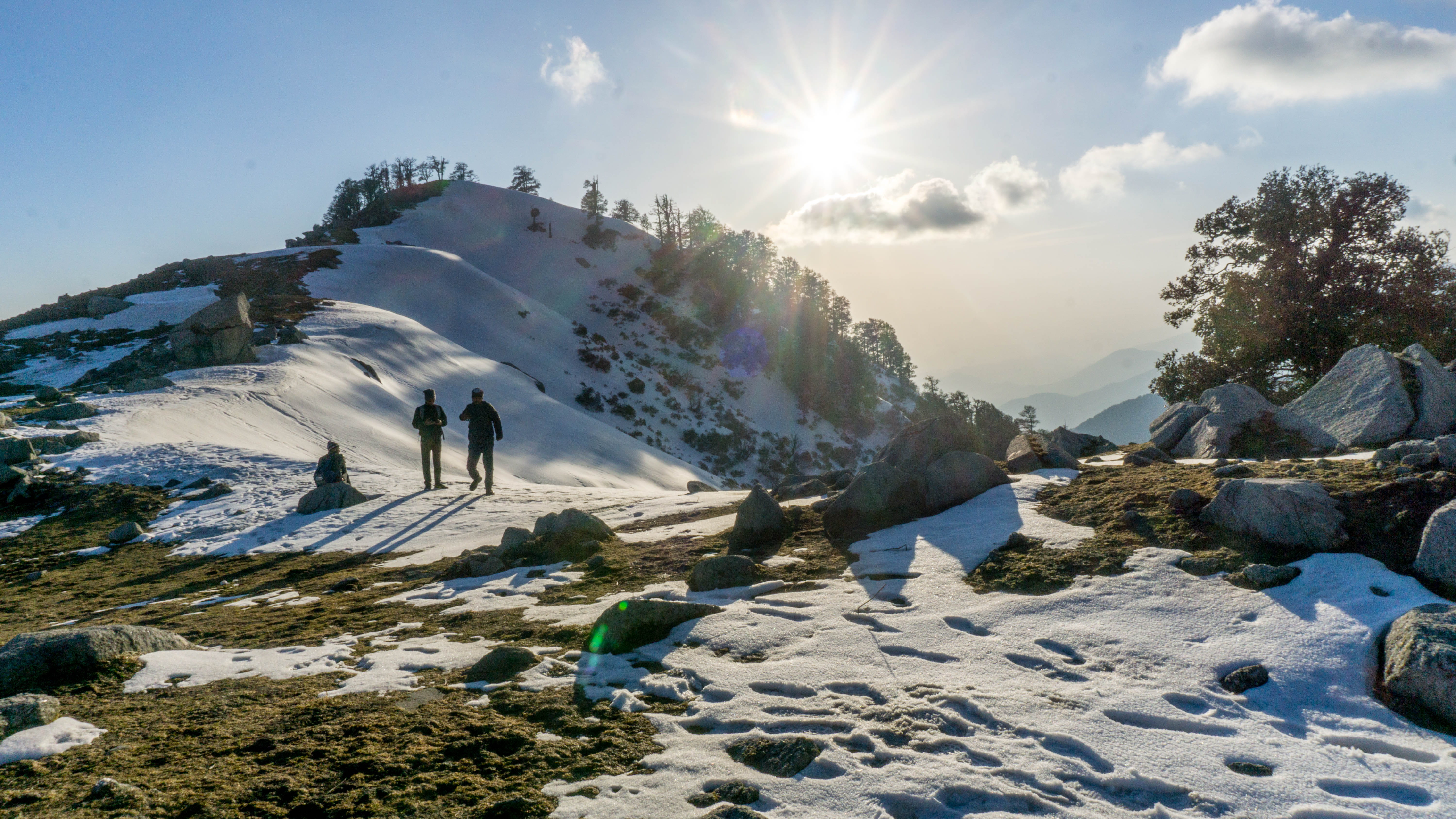 lifestyles, bright, mountain, rock - object, 5K, leisure activity, winter, sun, dharamshala, real people, mcleod ganj, beauty in nature, day, nature, non-urban scene, HD Wallpaper