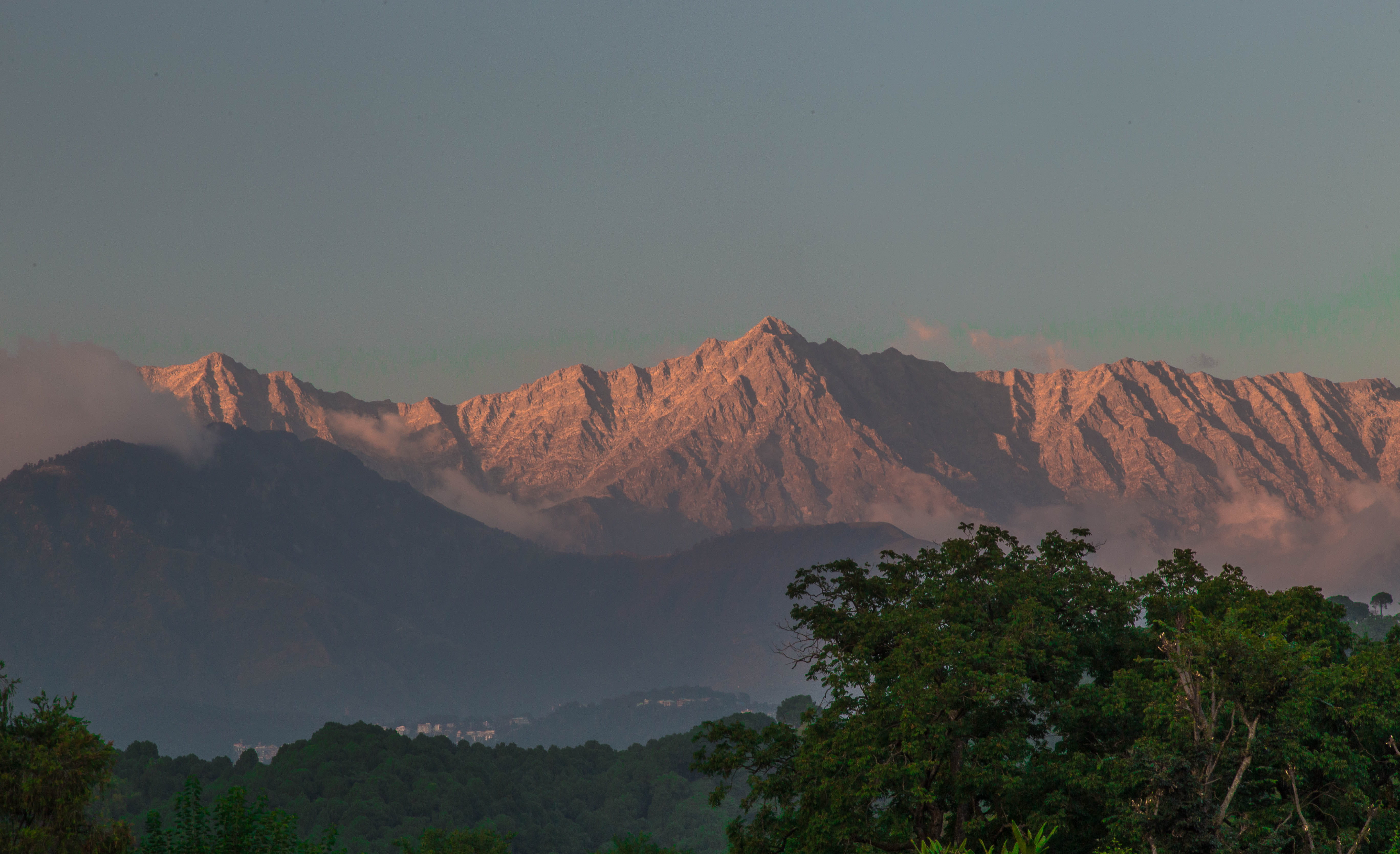 environment, mountain range, india, tranquil scene, tranquility, himalayas, remote, beauty in nature, travel destinations, dharamshala, mountain peak, idyllic, HD Wallpaper