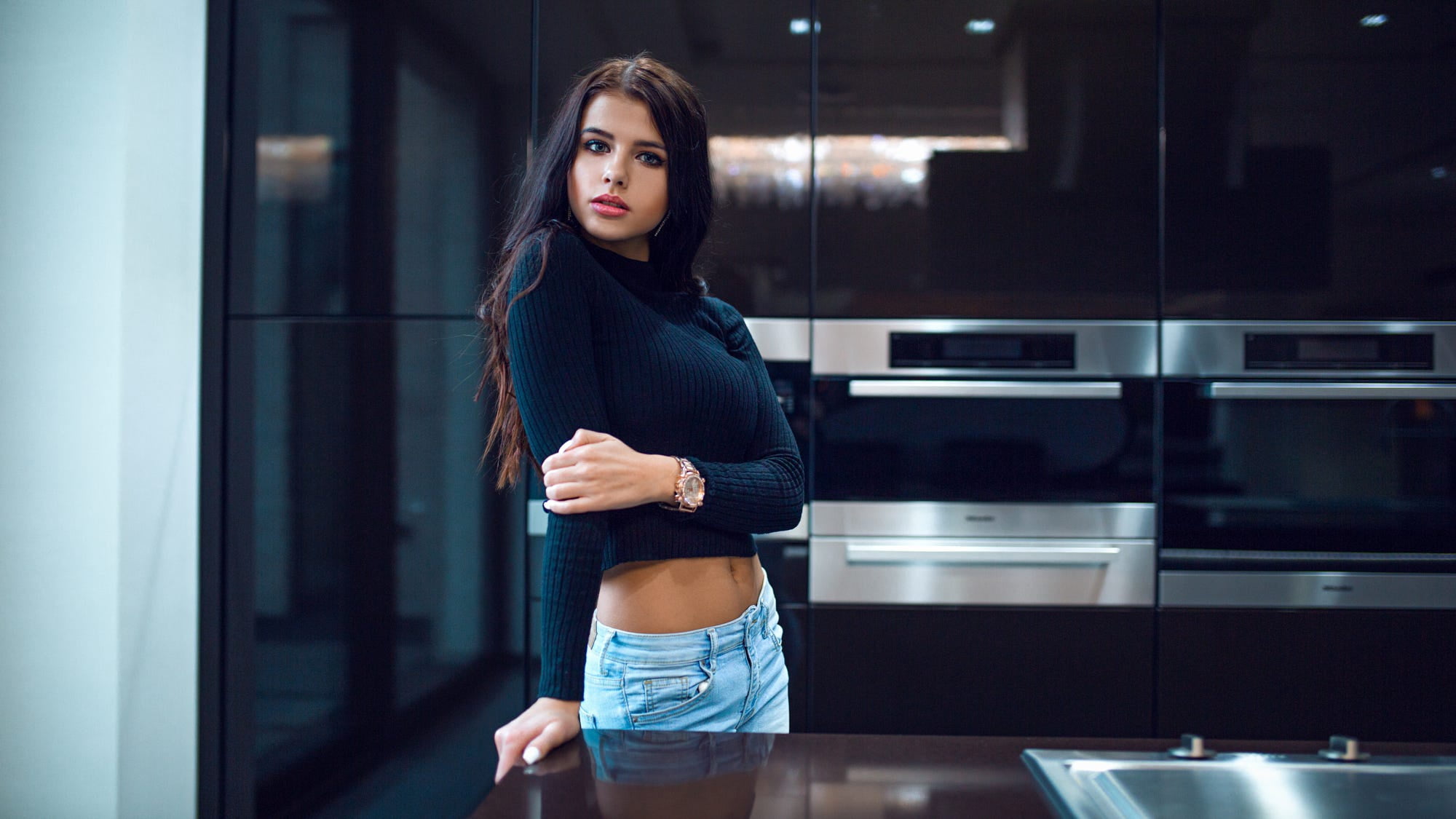 1080P, Viktoria, Woman, Hair, Girl, Beauty, Peter Paszternak, HD Wallpaper
