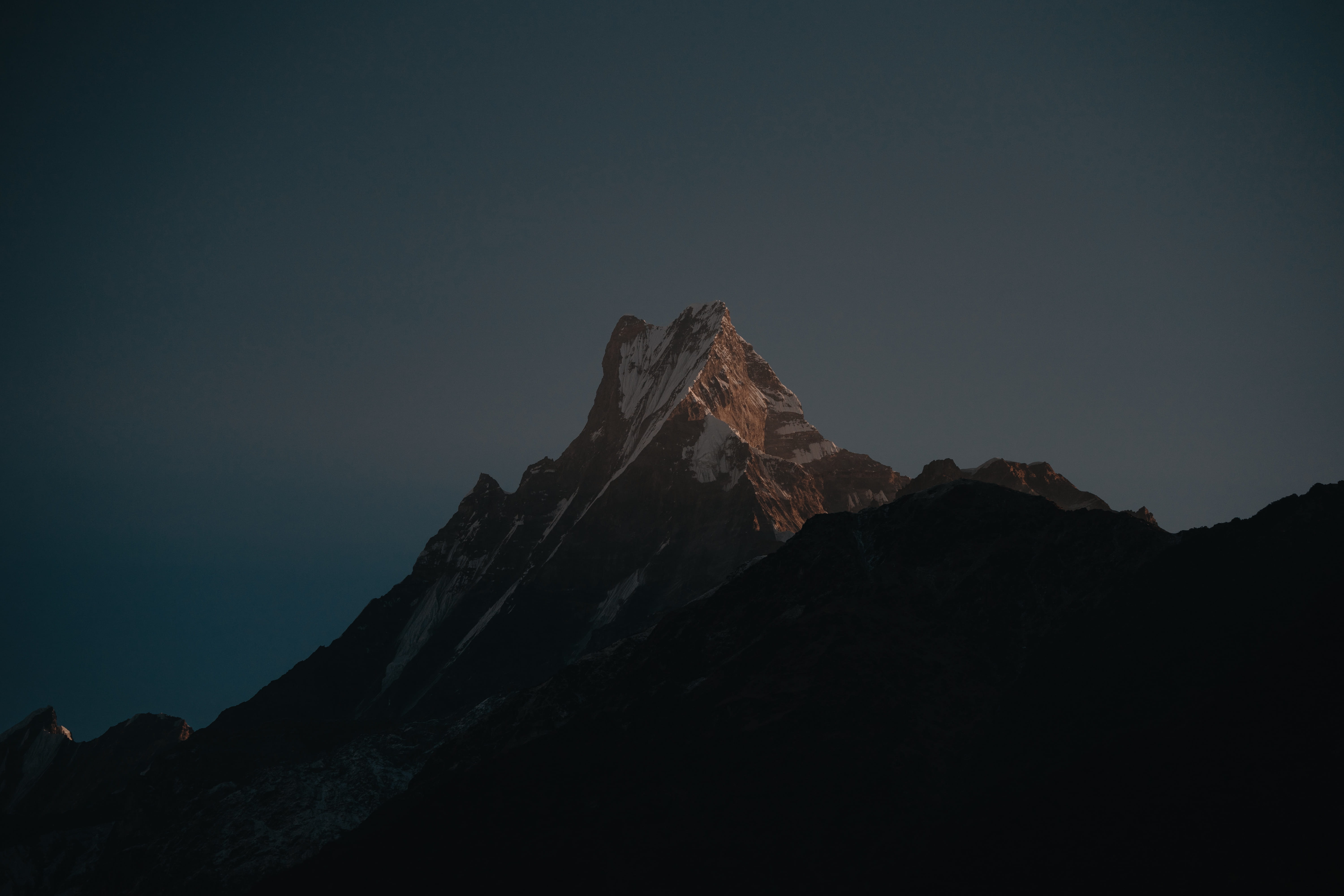 trek, low angle view, outer space, copy space, solid, kathmandu, hour, brown, asia, tranquility, sunrise, rock, space, physical geography, scenics - nature, HD Wallpaper
