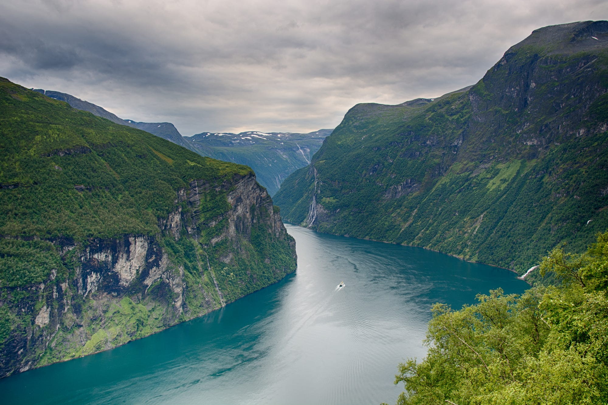 clouds, Norway, nature, landscape, 1080P, river, mountains, HD Wallpaper