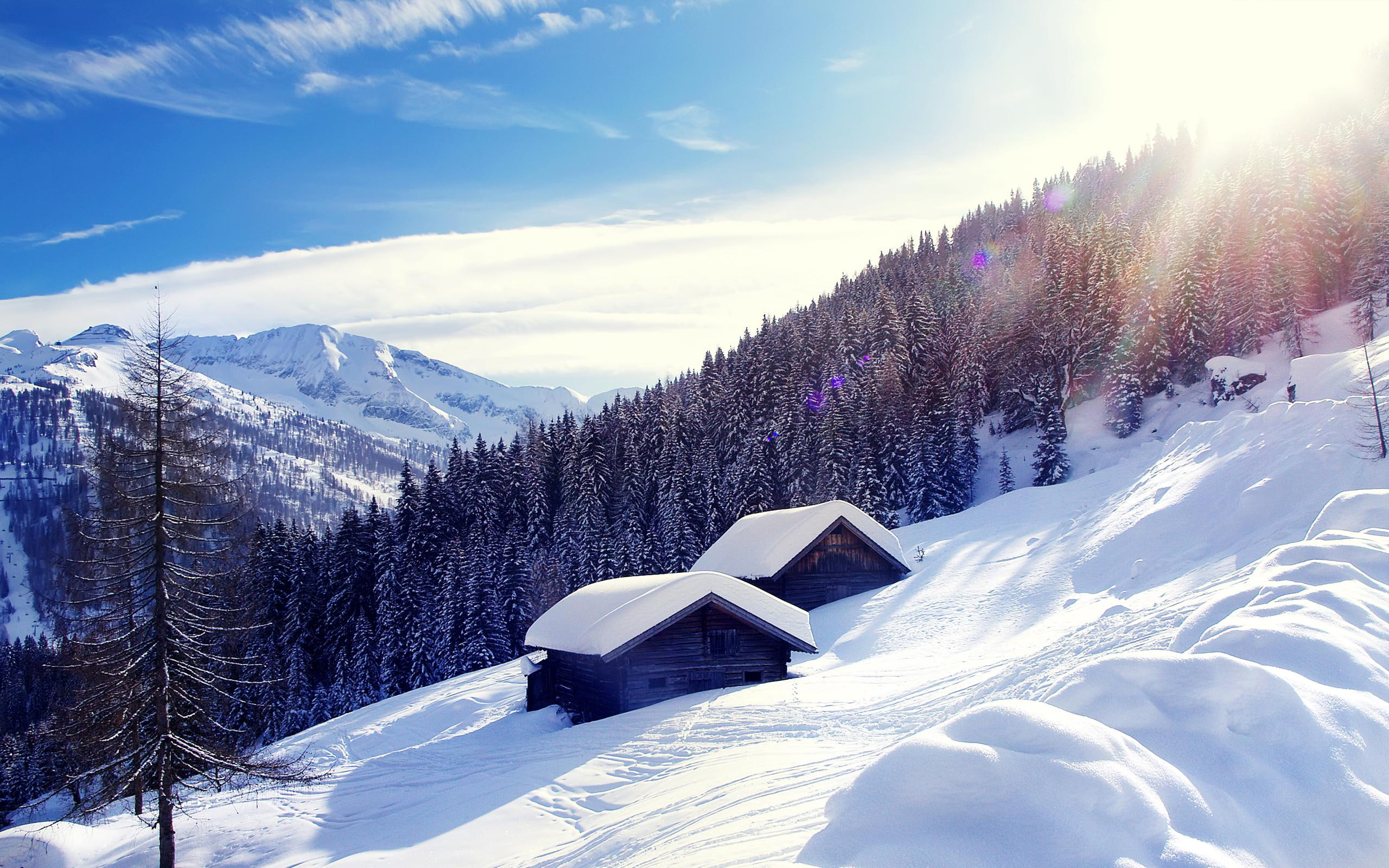 alps, touring, ski, austria, 2K, HD Wallpaper
