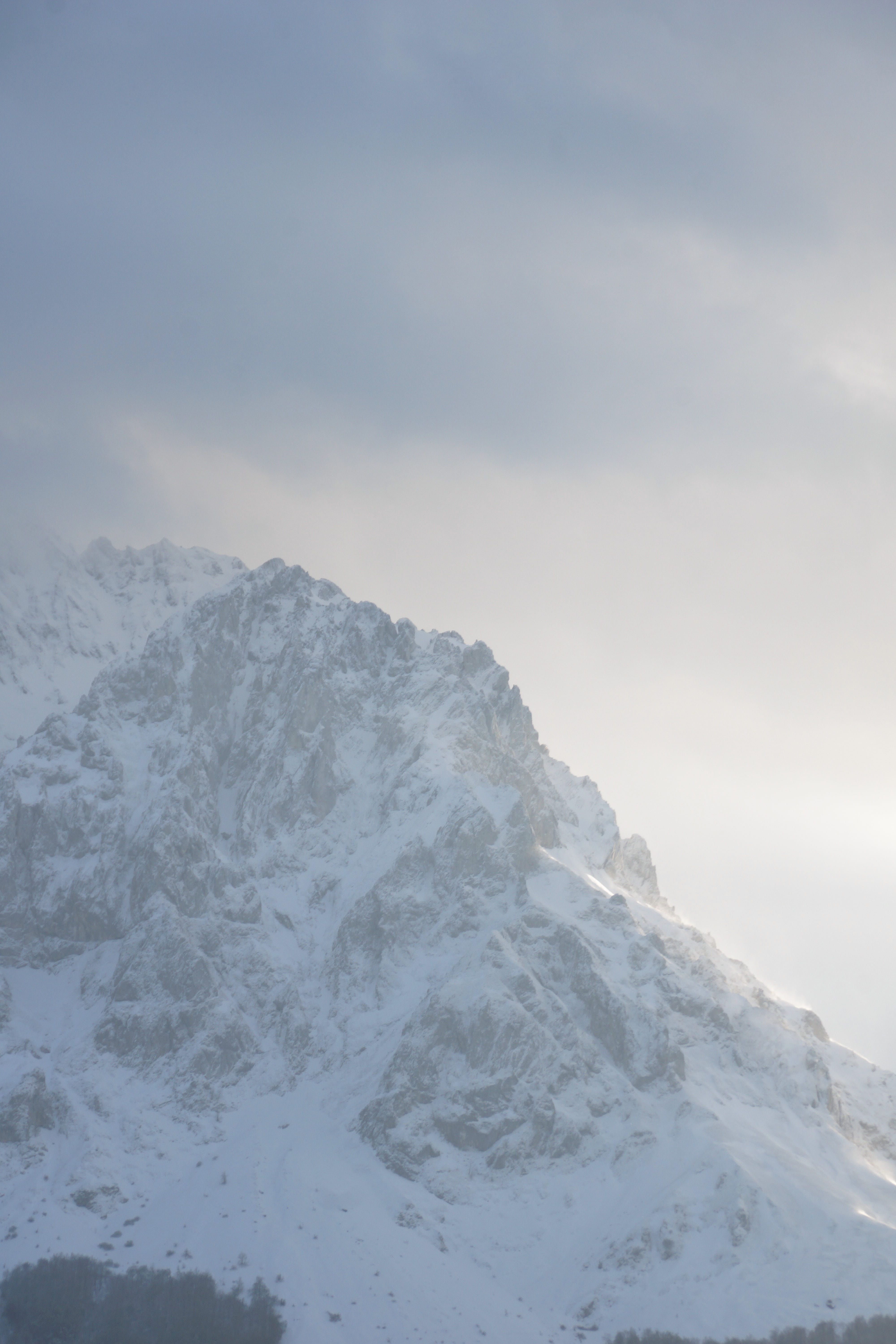day, nature, covering, snowcapped mountain, idyllic, environment, 5K, white color, cold temperature, snow, golden number, italy, scenics - nature, outdoors, Phone HD Wallpaper