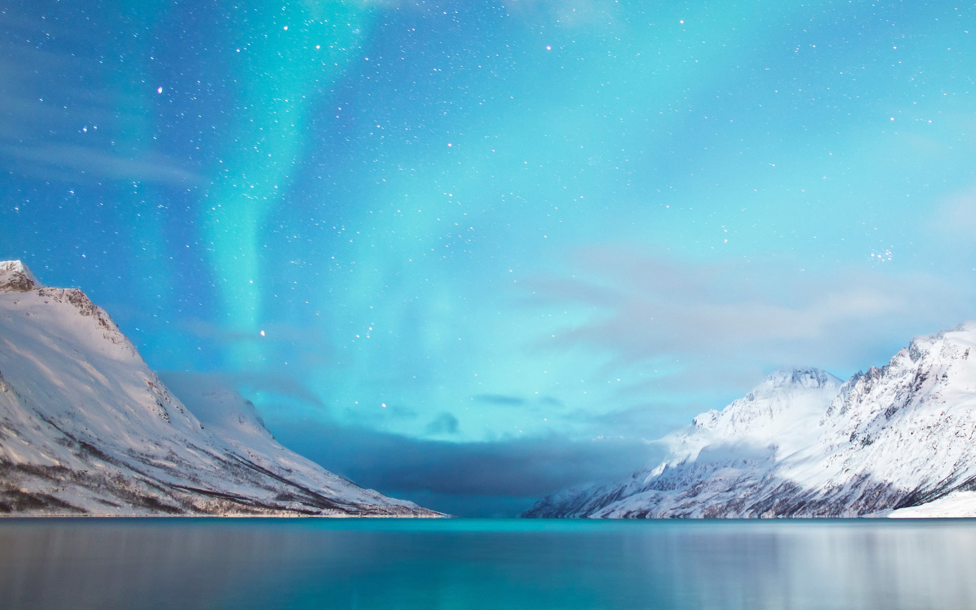 landscape, polar, body, nature, water, mountains, 1080P, hd, glacier, moutains, near, HD Wallpaper