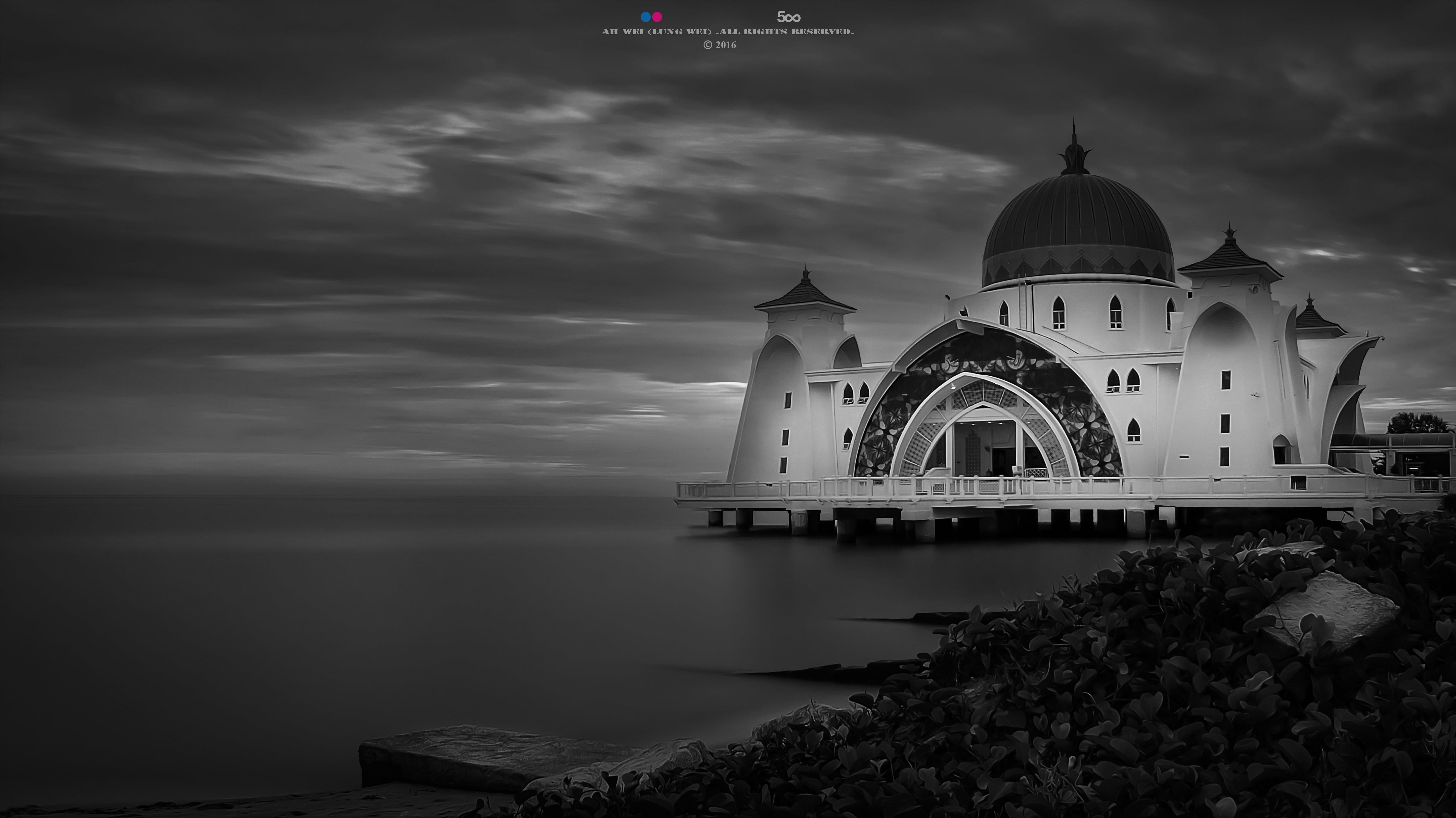 architecture, Wei, Selat, Lung, Stop, Landscape, Tokina, photography, 4K, cross, famous Place, grayscale, tower, maiden, 单色, Maidens Tower, christianity, HD Wallpaper