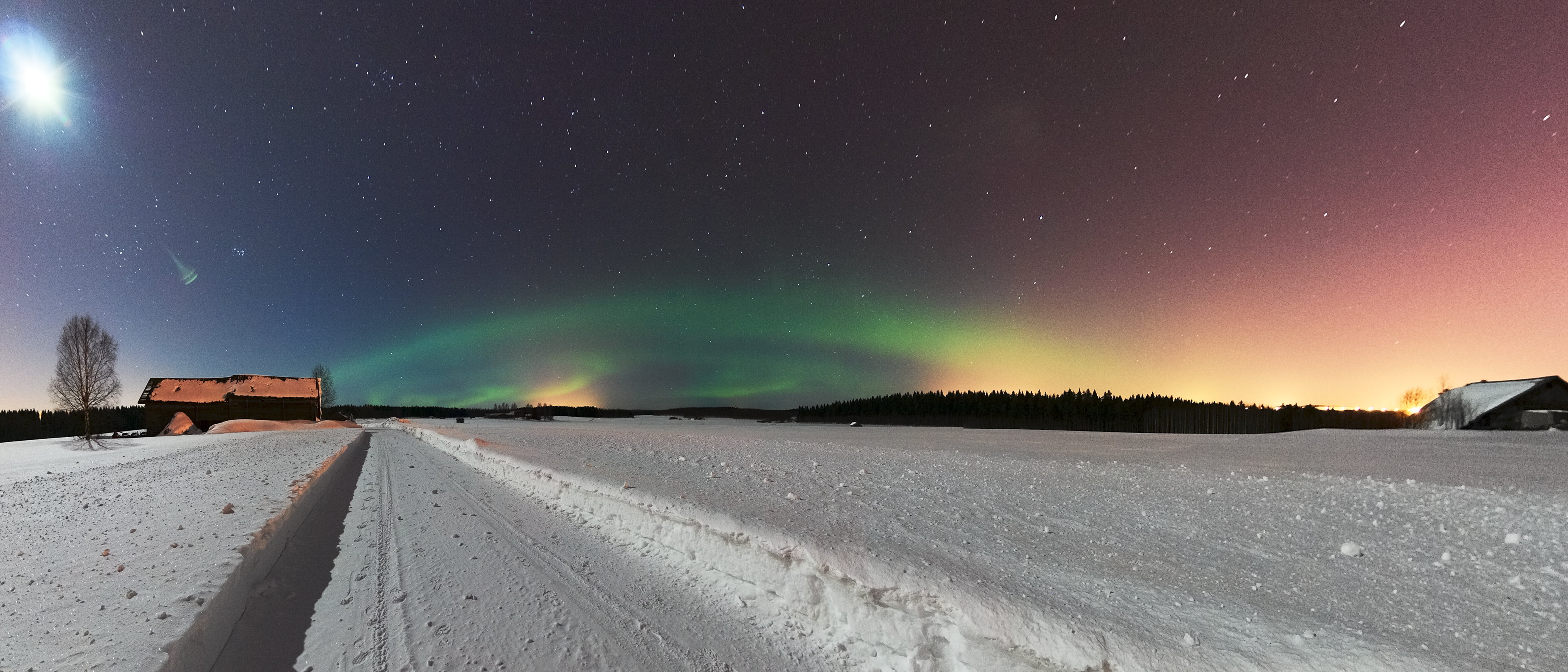 galaxy, 16mm, winter, milky Way, aurora borealis, star - Space, aurora  borealis, sky, raw therapee, aurora, 4K, panoraama, astronomy, Tokina, nature, HD Wallpaper
