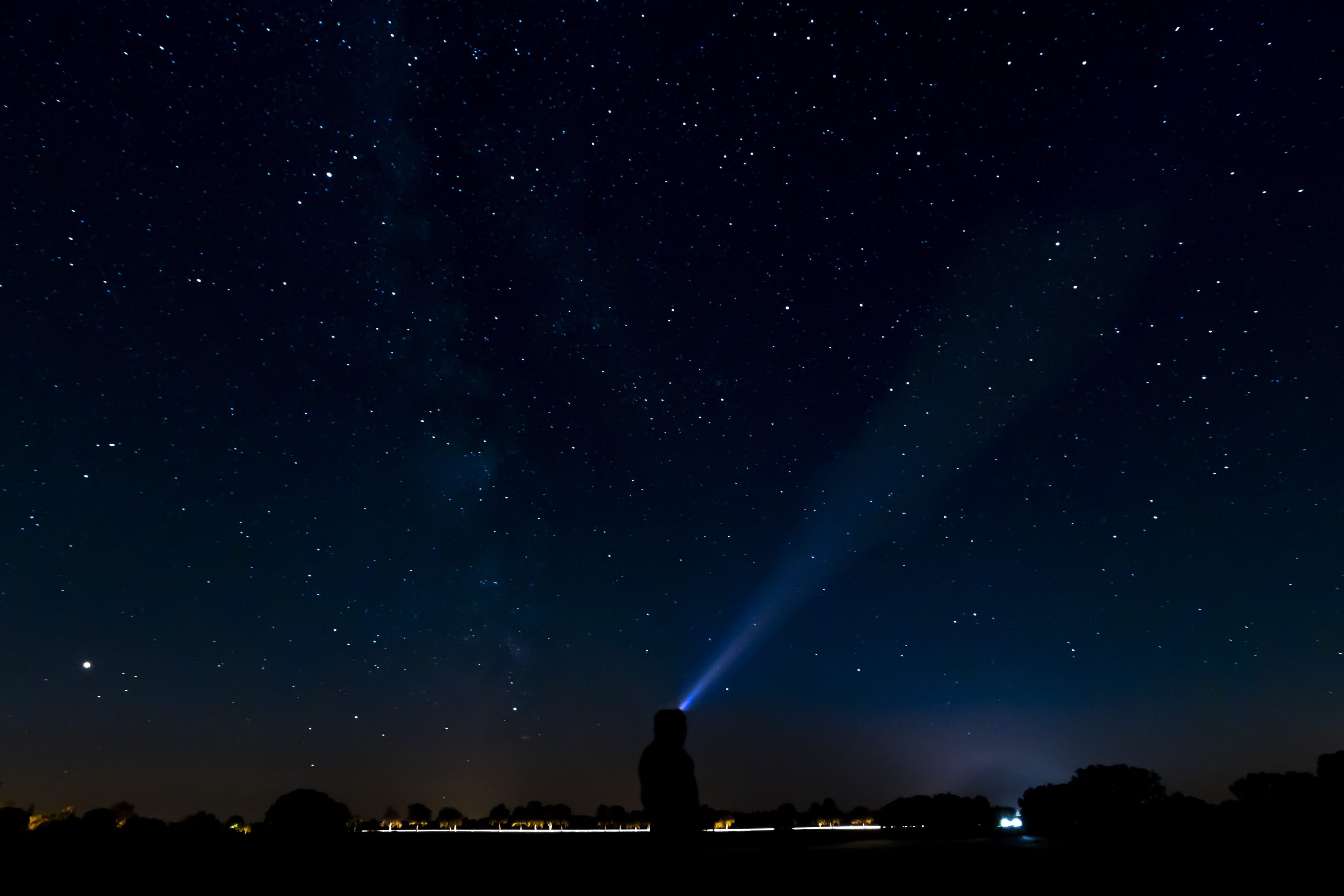 south heath, different photographed, hermann burg, hiking adventure, galaxy, scenics - nature, infinity, nature, hiking, astronomy, beauty in nature, summer, HD Wallpaper