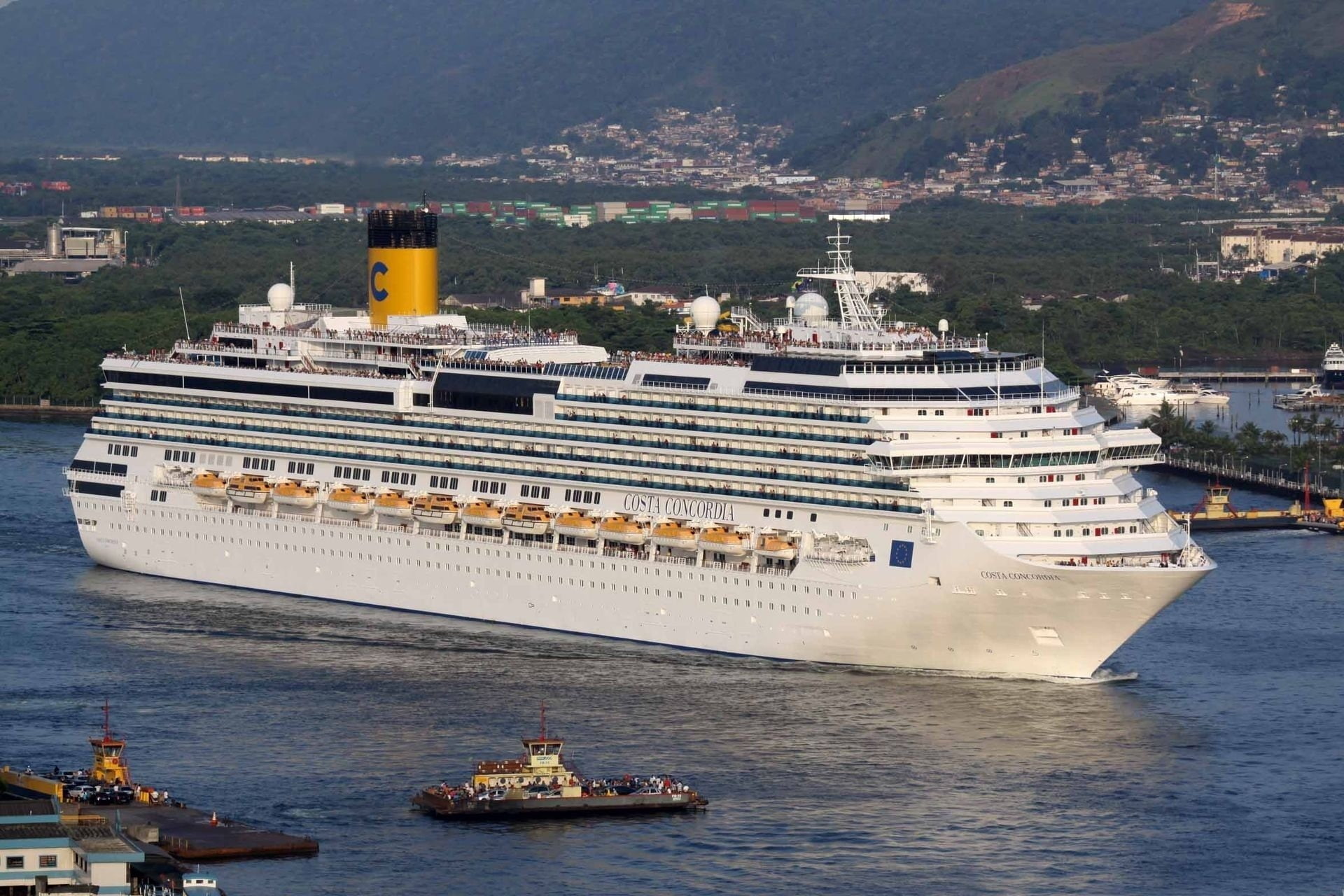 Cruise Ship, Vehicles, Costa Concordia, 1080P, HD Wallpaper