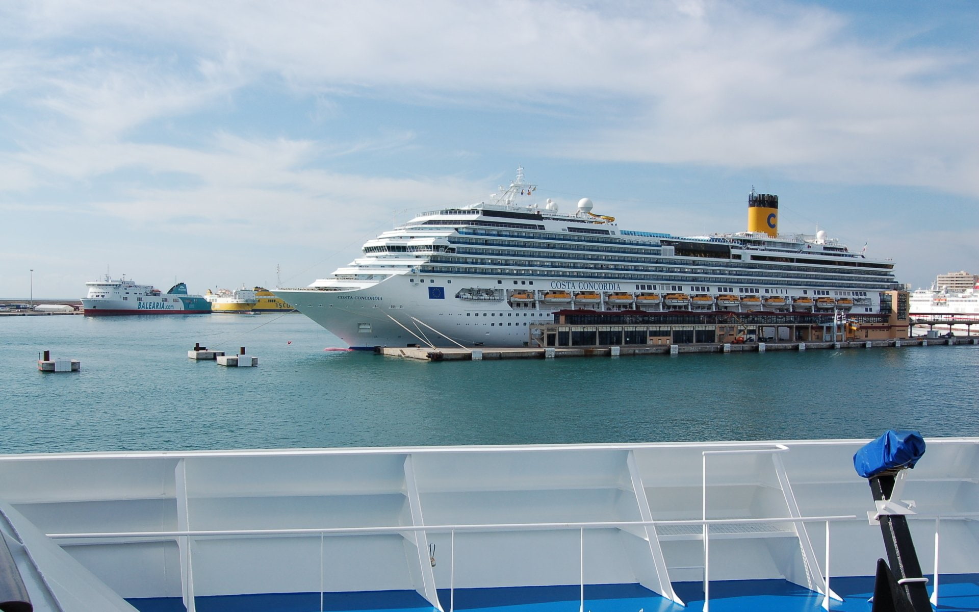 Cruise Ship, 1080P, Costa Concordia, Vehicles, HD Wallpaper
