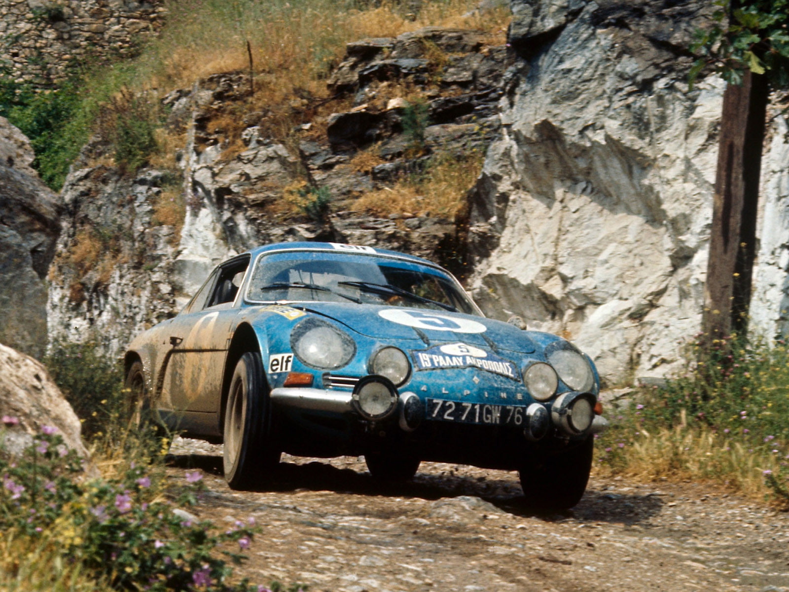 racing, alpine, 1973, classic, rally, a110, race, 720P, HD Wallpaper