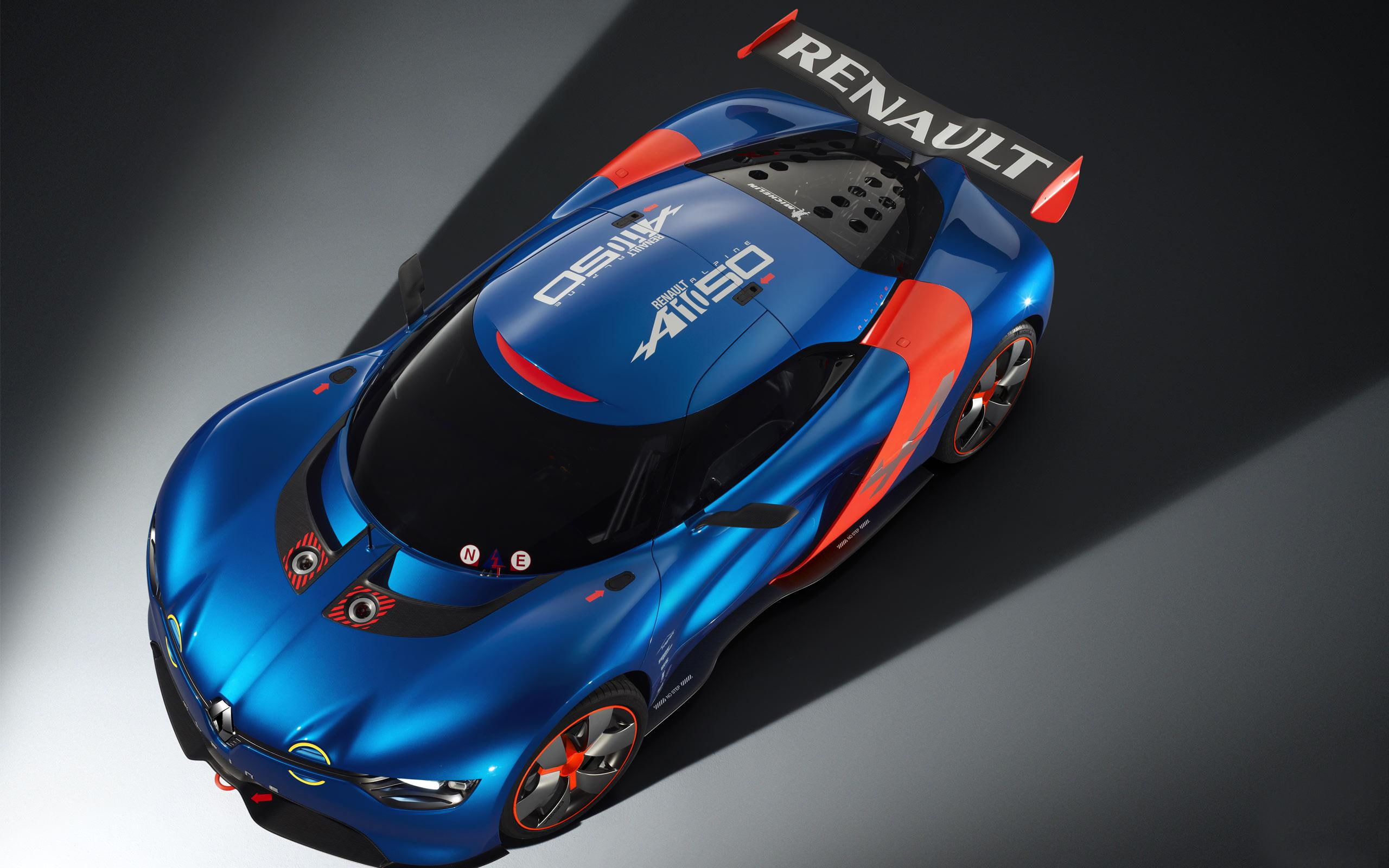renault, blue, a110, orange, 2K, 2012, alpine, cars, HD Wallpaper